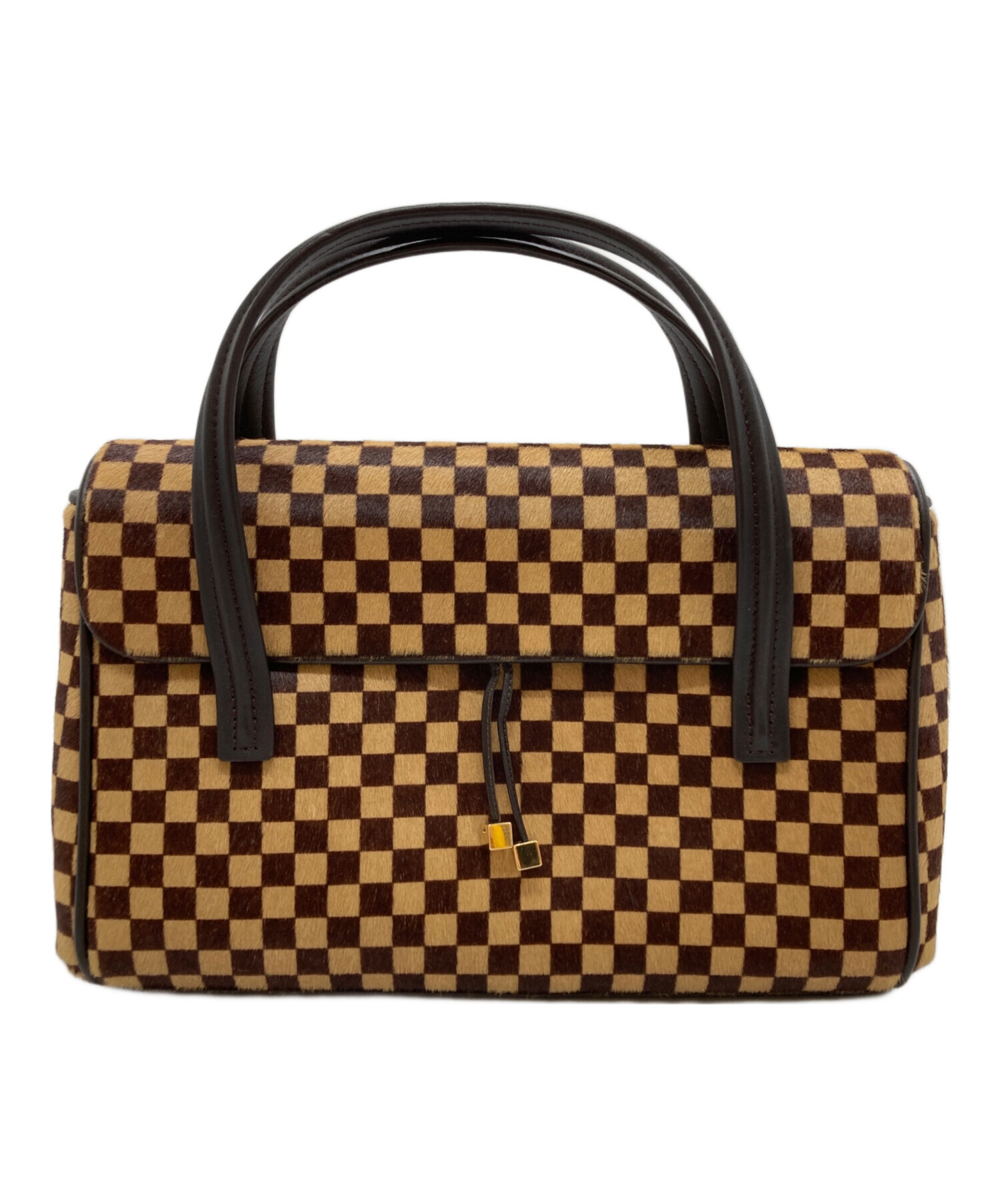 中古・古着通販】LOUIS VUITTON (ルイ ヴィトン) ハラコハンドバッグ