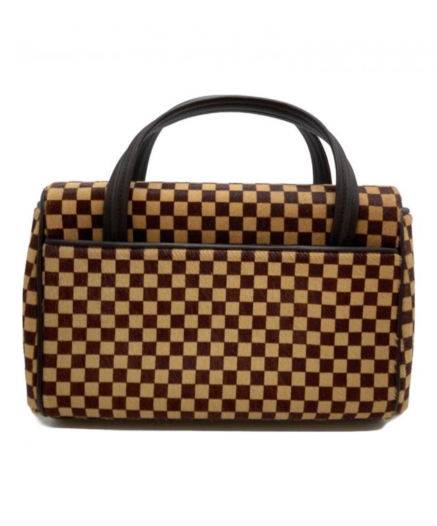 中古・古着通販】LOUIS VUITTON (ルイ ヴィトン) ハラコハンドバッグ