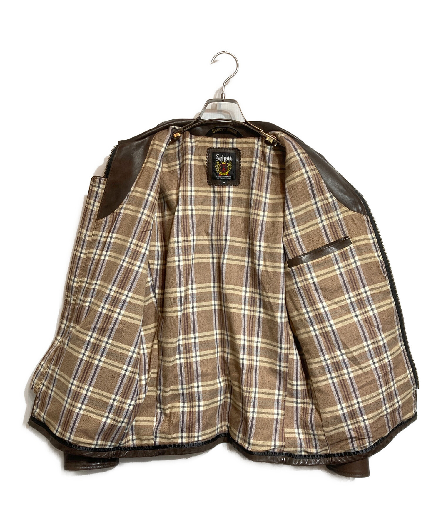 中古・古着通販】Schott (ショット) カウレザーシングルライダース