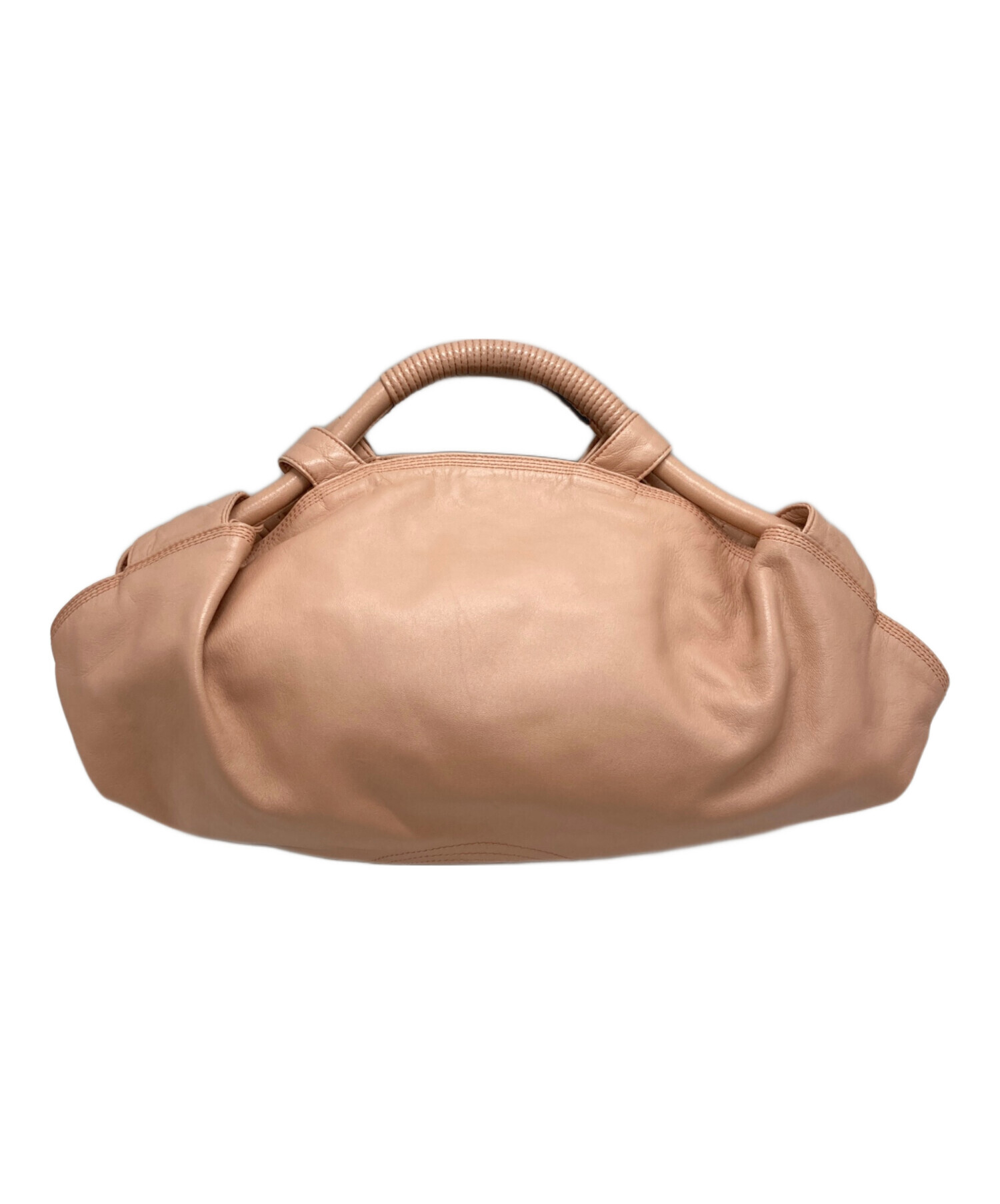 中古・古着通販】LOEWE (ロエベ) ナッパアイレハンドバッグ ピンク  
