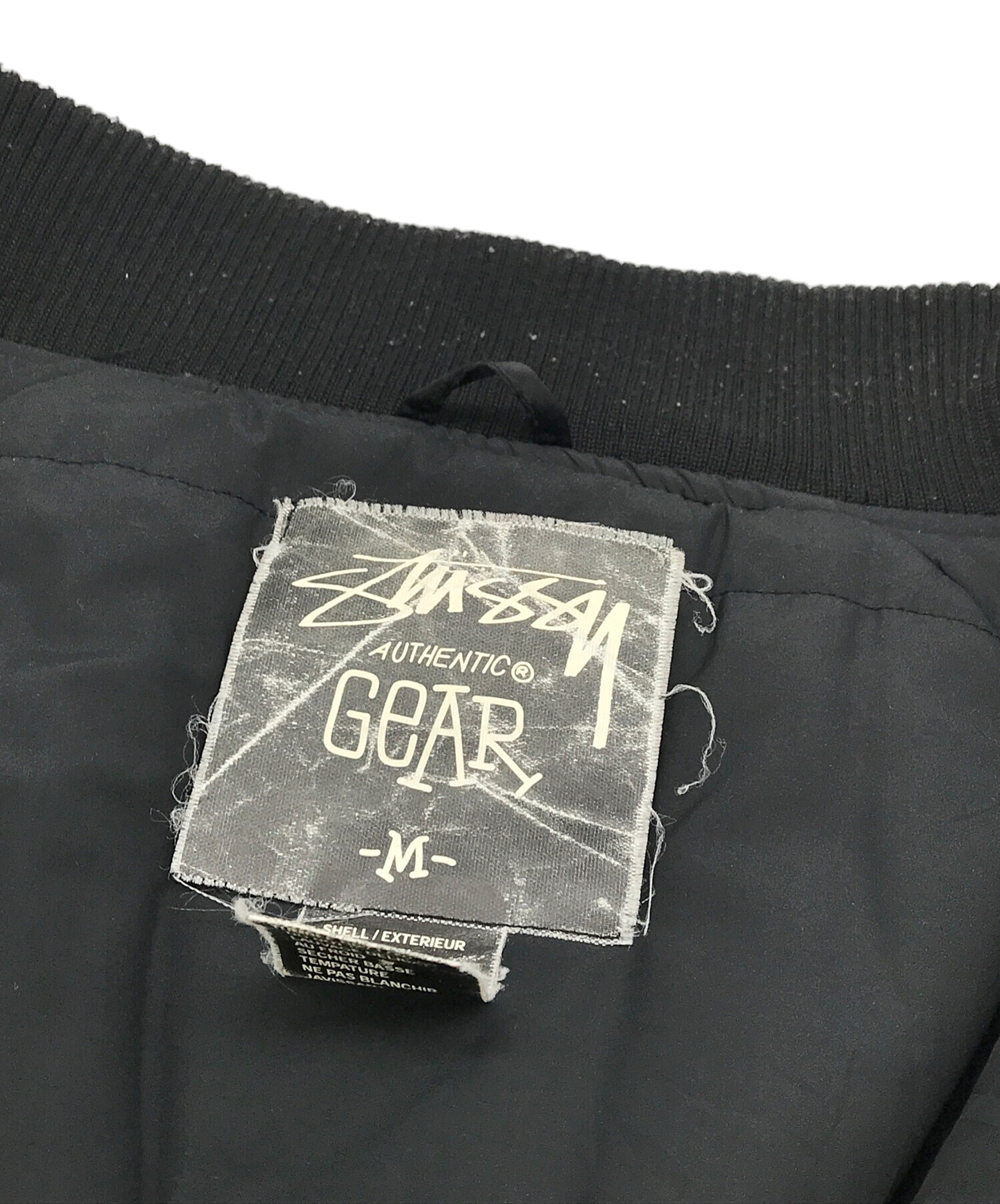 中古・古着通販】stussy (ステューシー) スタジャン ブラック サイズ:M