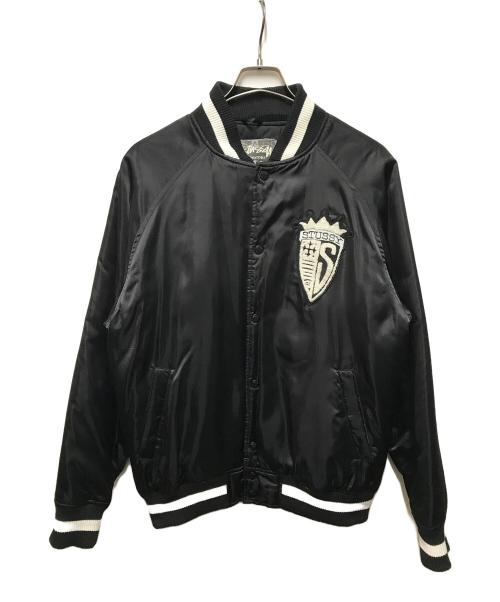 中古・古着通販】stussy (ステューシー) スタジャン ブラック サイズ:M