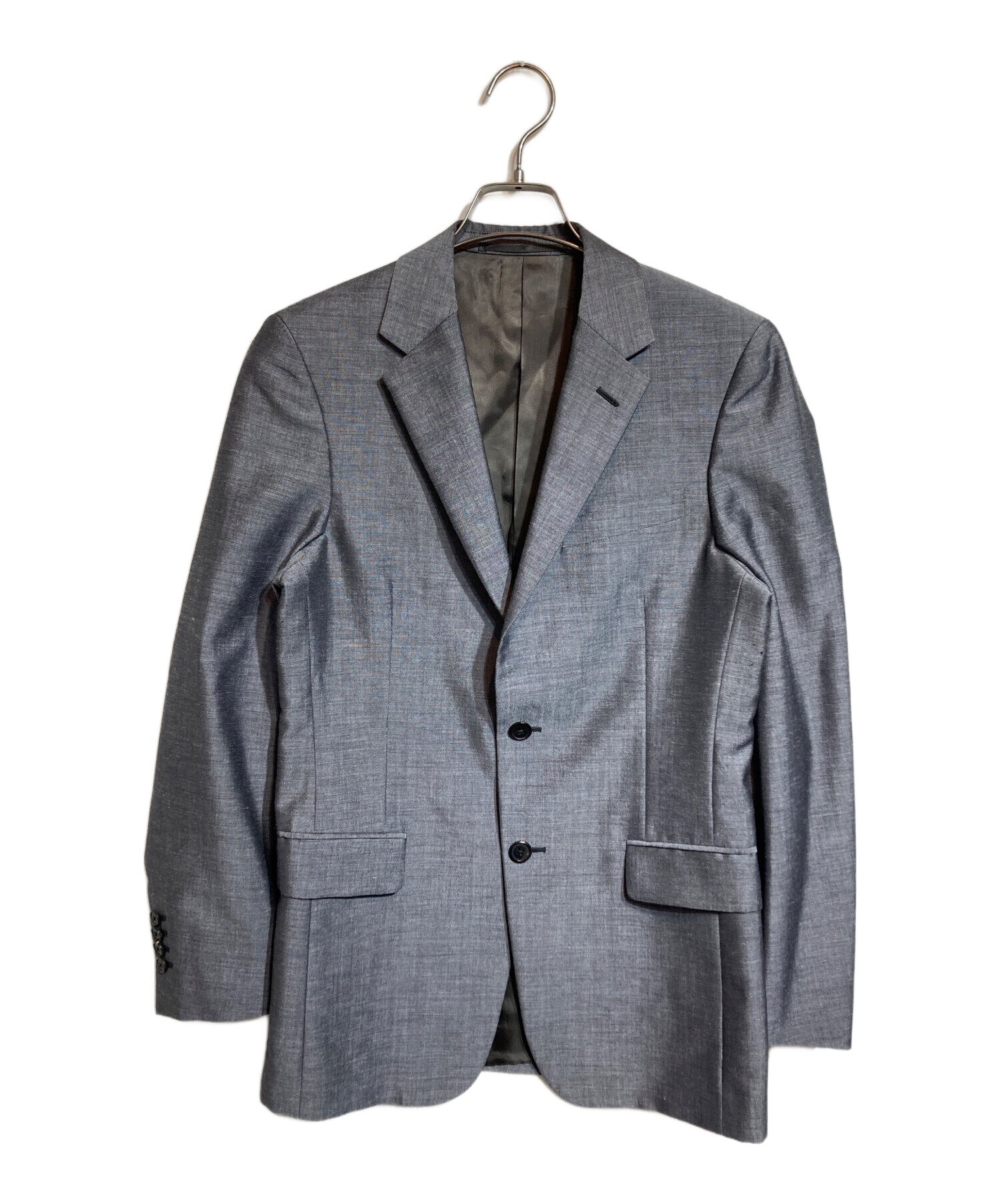 プラダ　グレースーツ　44R 中古・古着通販】PRADA (プラダ) テーラードジャケット グレー サイズ