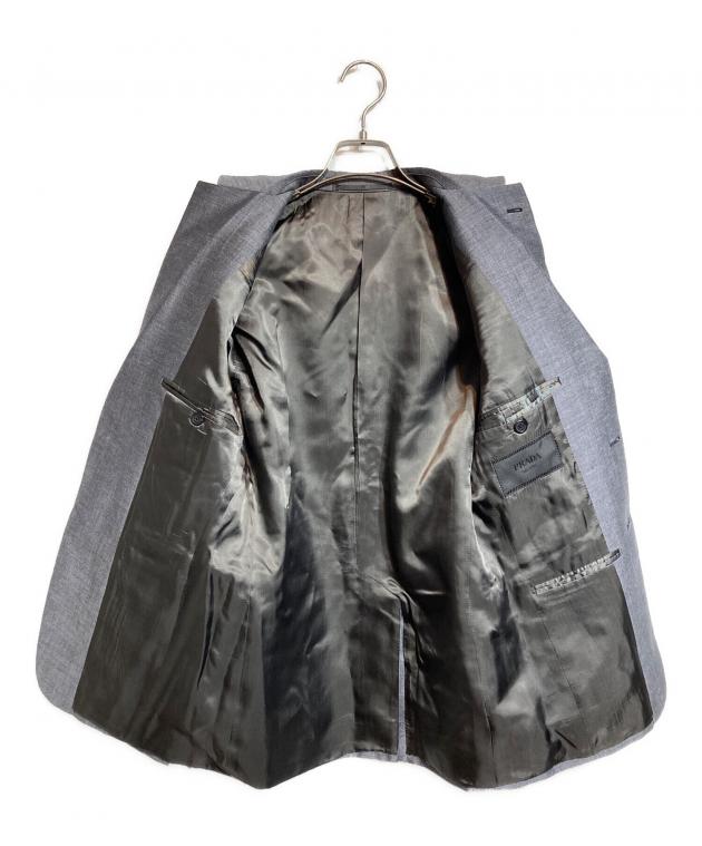 中古・古着通販】PRADA (プラダ) テーラードジャケット グレー サイズ
