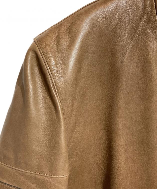 中古・古着通販】GUCCI (グッチ) シングルレザーライダースジャケット