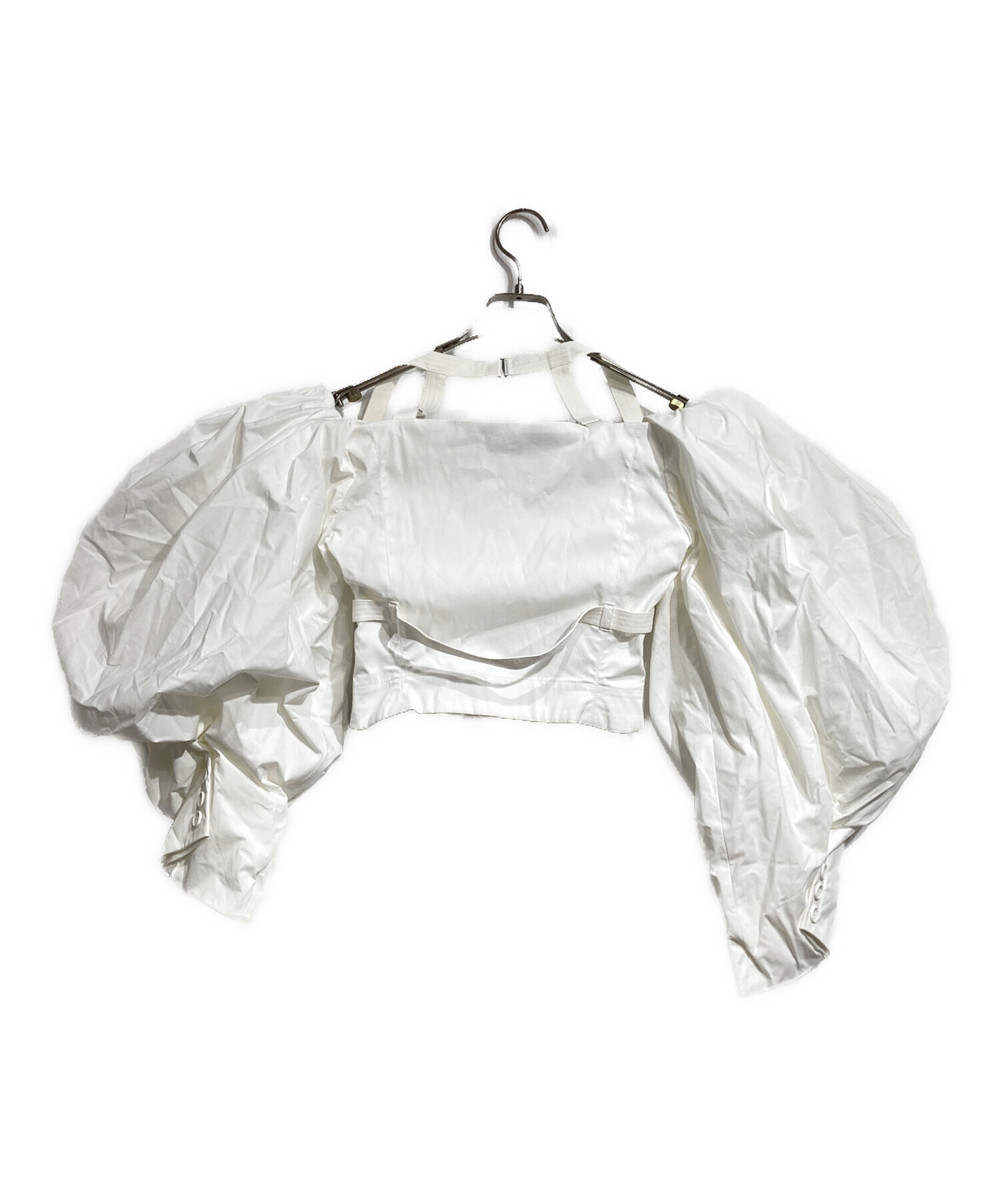 中古・古着通販】jacquemus (ジャックムス) Puffy Sleeve Crop Top 