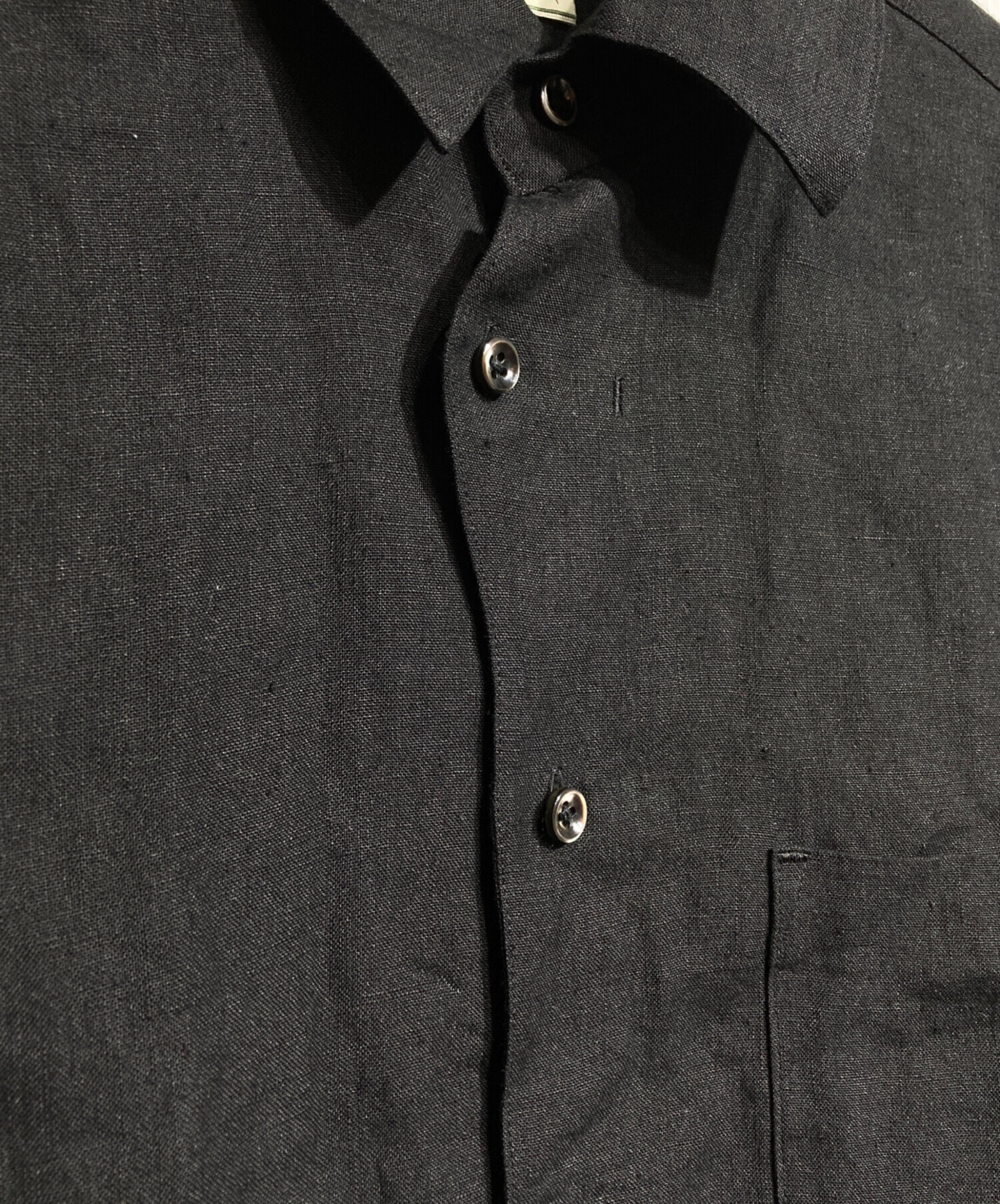 中古・古着通販】Gorsch (ゴーシュ) Linen Collar shirt/リネンカラー