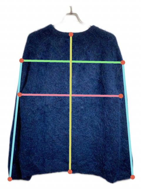 中古・古着通販】UNUSED (アンユーズド) モヘアニットカーディガン