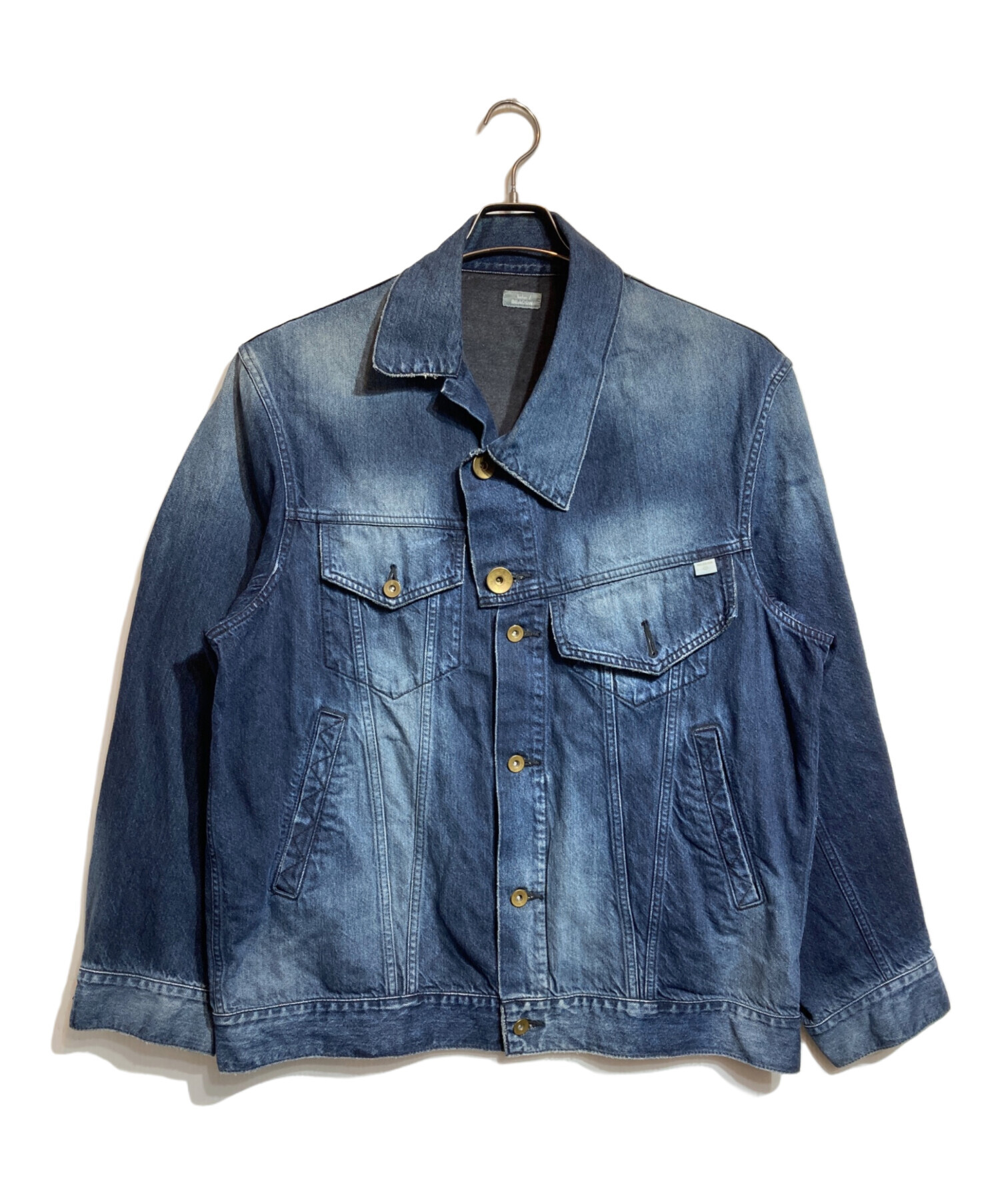 中古・古着通販】kolor/BEACON (カラービーコン) 10ozデニムブルゾン