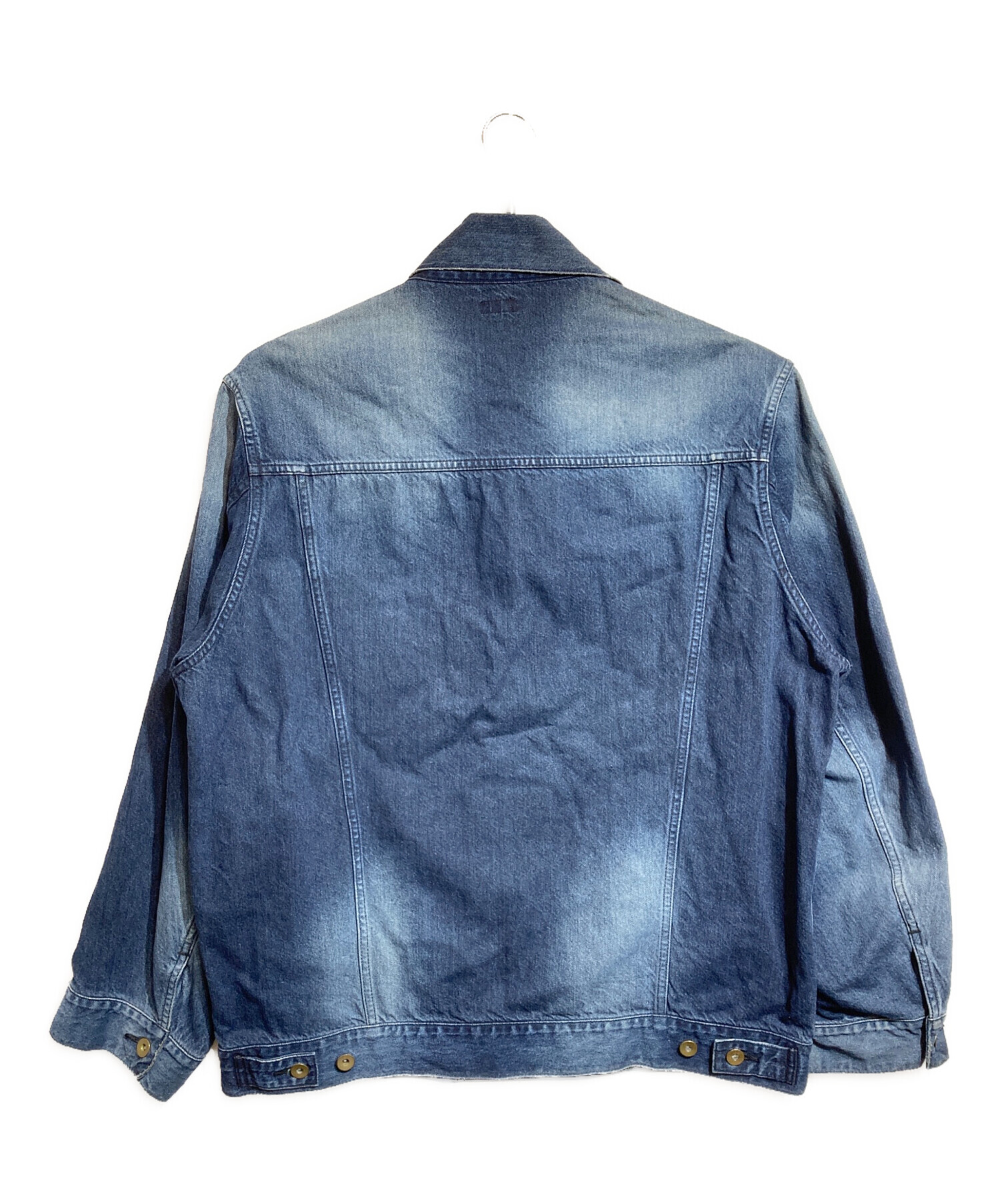 kolor/BEACON デニムジャケット Kolor/BEACON カラー ビーコン 23SS Denim 前変形ブルゾン デニム