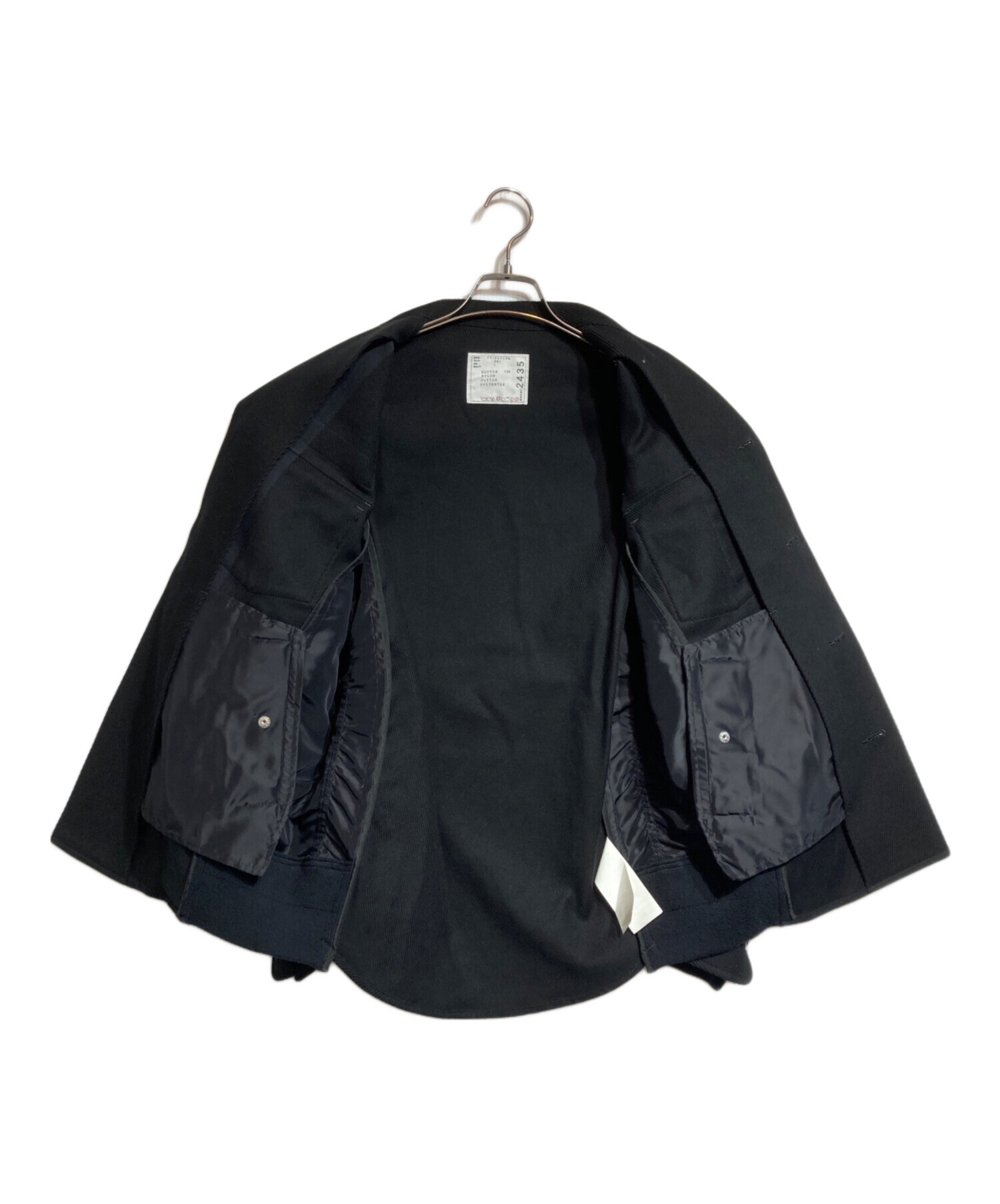 中古・古着通販】sacai (サカイ) Contrast detail sleeve docking