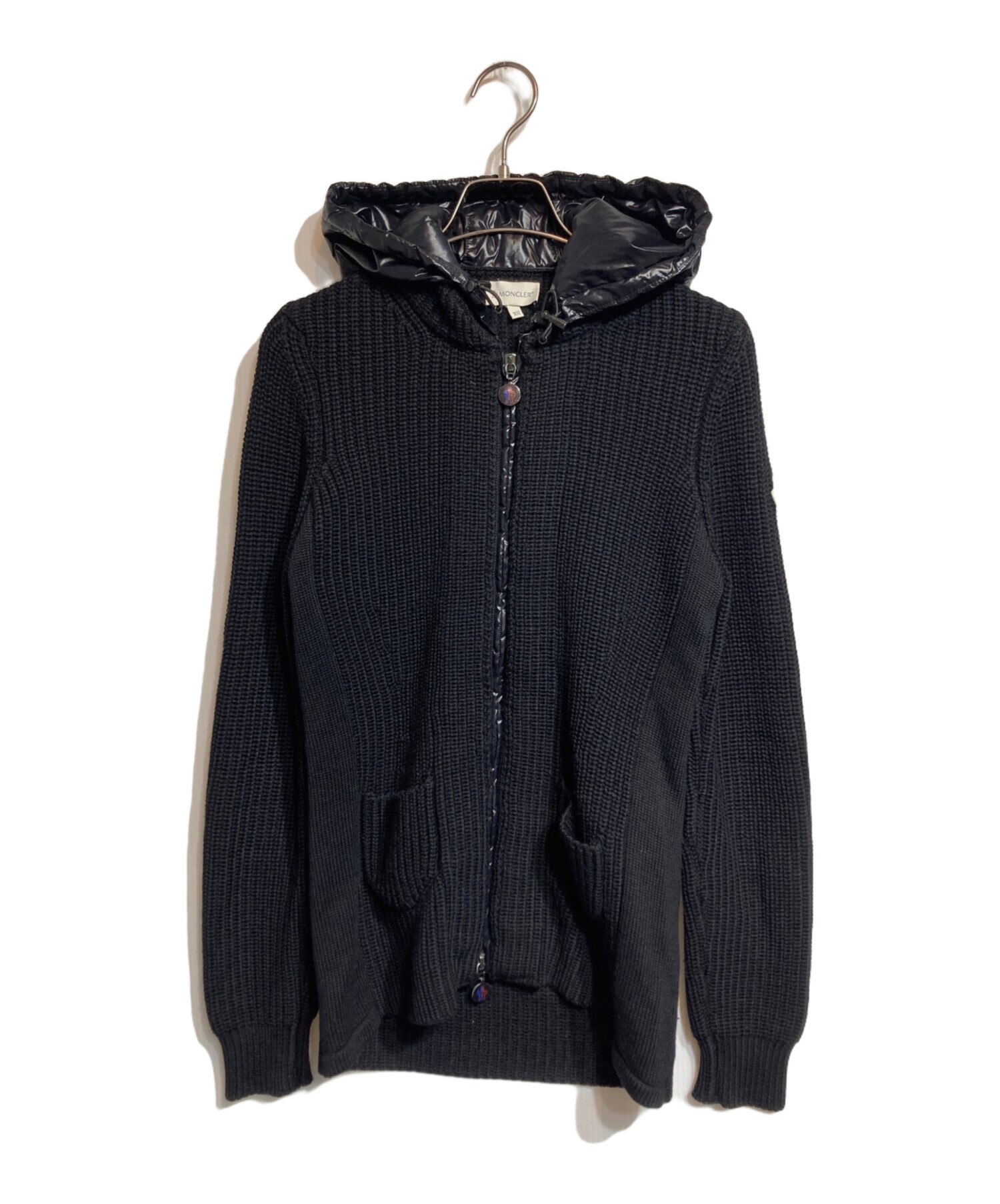 中古・古着通販】MONCLER (モンクレール) ナイロン切替ニット