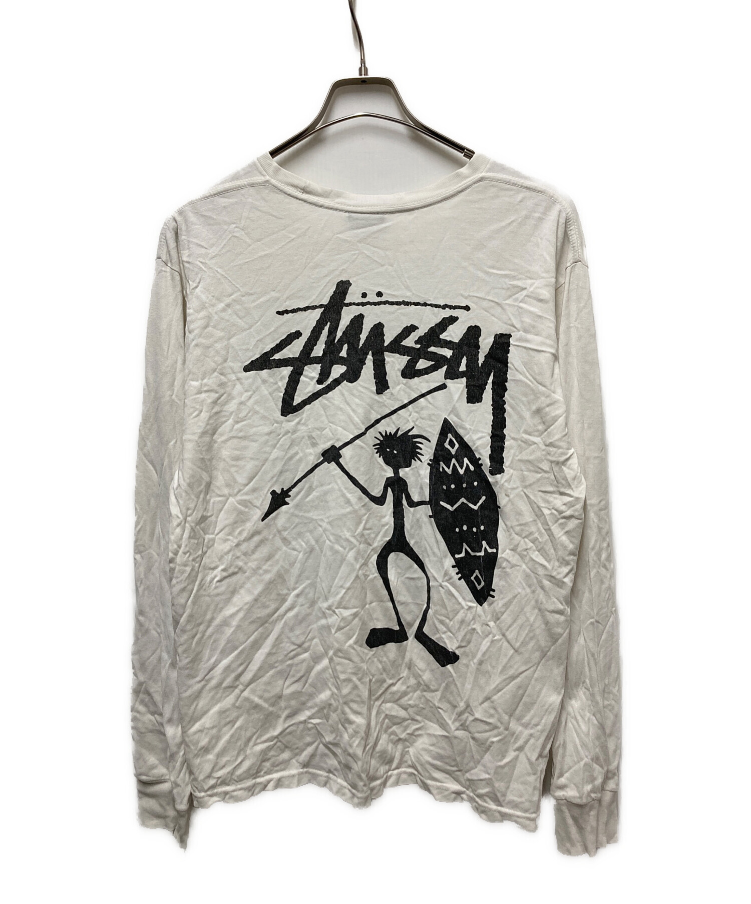中古・古着通販】stussy (ステューシー) シャドーマンロゴカットソー