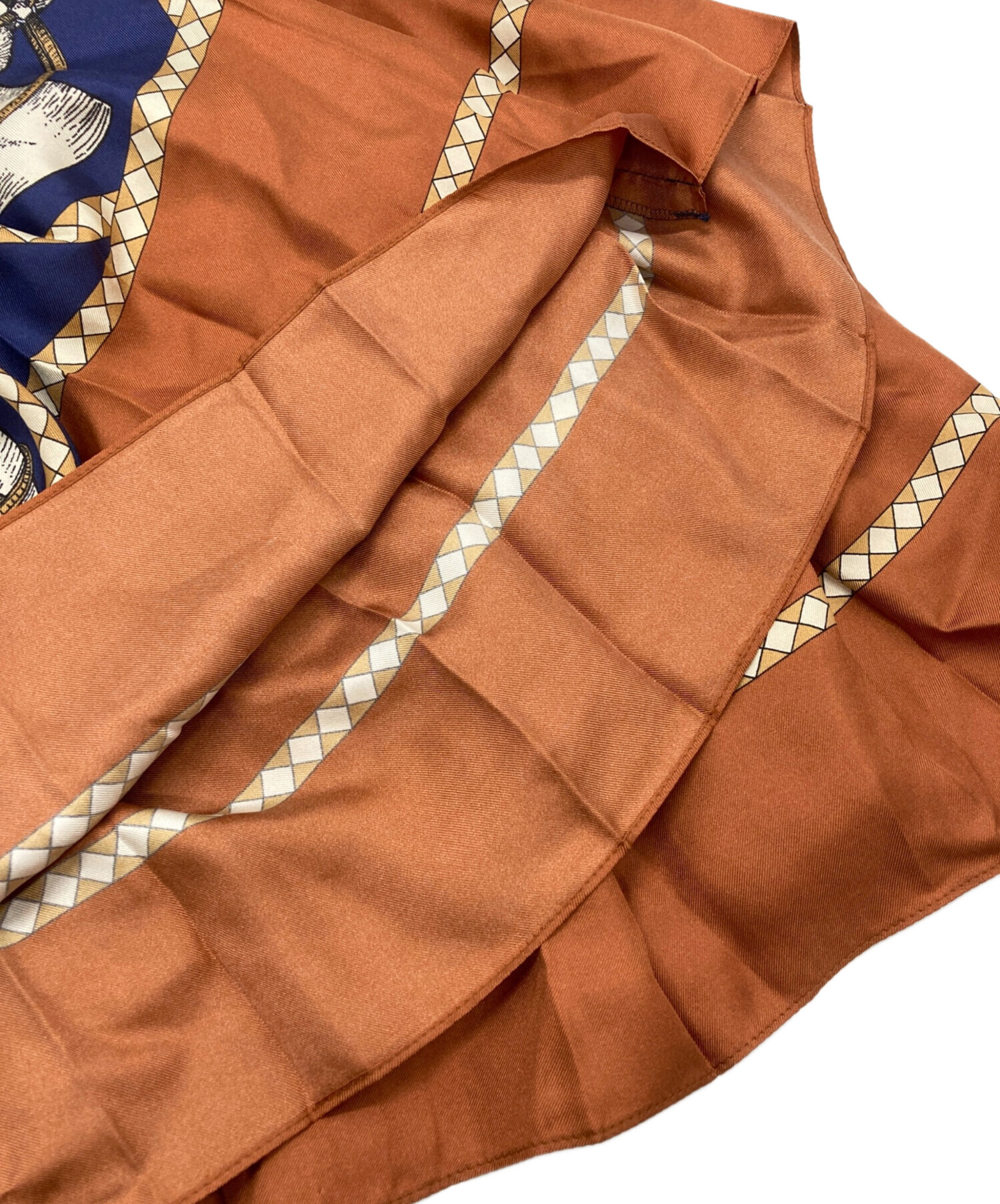 中古・古着通販】GUCCI (グッチ) ホース柄プリーツスカート/馬柄