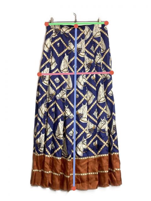 中古・古着通販】GUCCI (グッチ) ホース柄プリーツスカート/馬柄