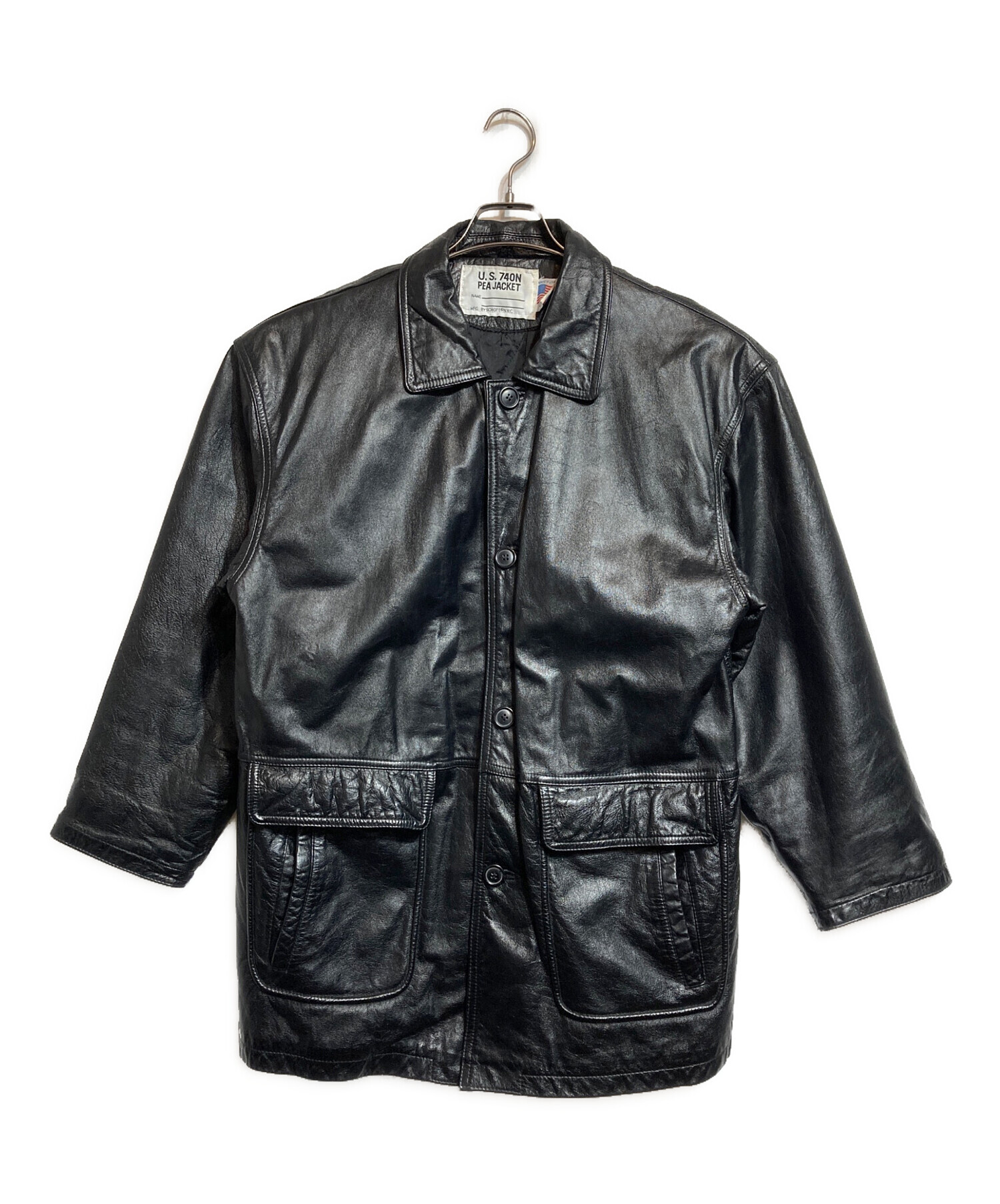 中古・古着通販】Schott (ショット) 740N LEATHER PEA JACKET/レザー
