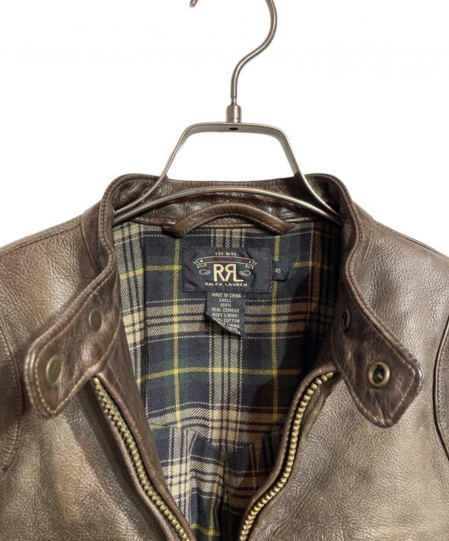 中古・古着通販】RRL (ダブルアールエル) FISHER LEATHER JACKET