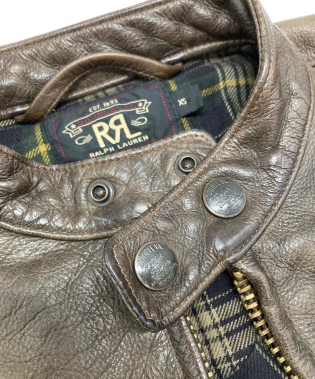 中古・古着通販】RRL (ダブルアールエル) FISHER LEATHER JACKET