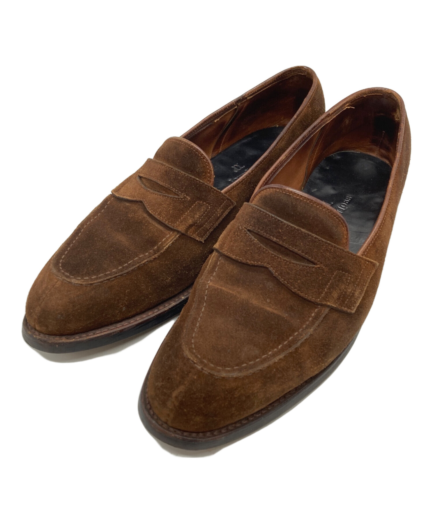 中古・古着通販】JOHN LOBB (ジョンロブ) スウェードコインローファー 
