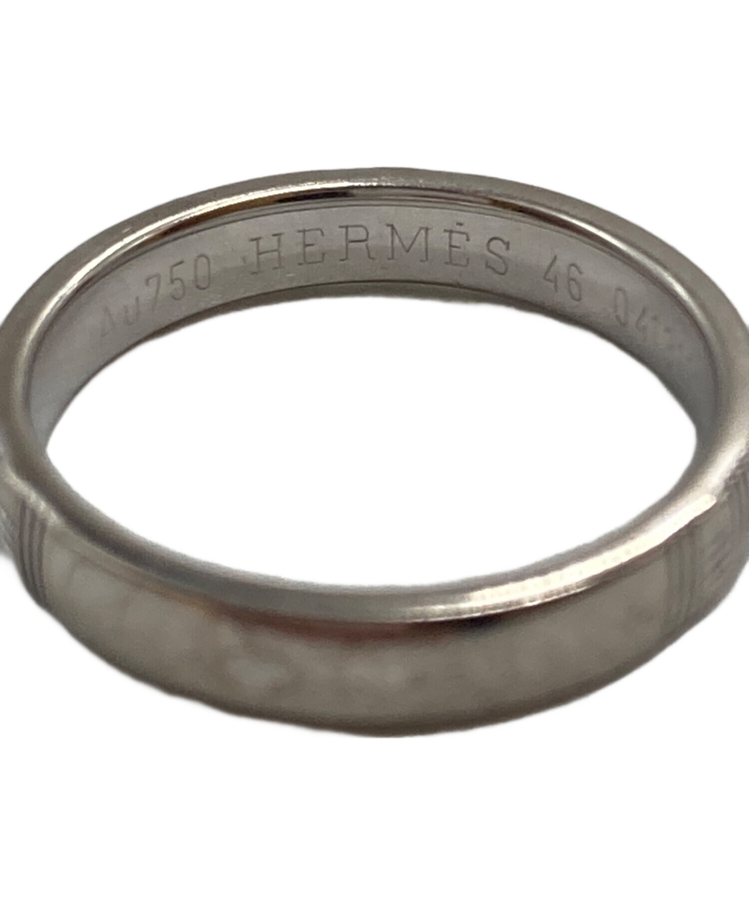 HERMES シルバー リング 49 ケリー 中古・古着通販】HERMES (エルメス) アリアンスケリーリング シルバー