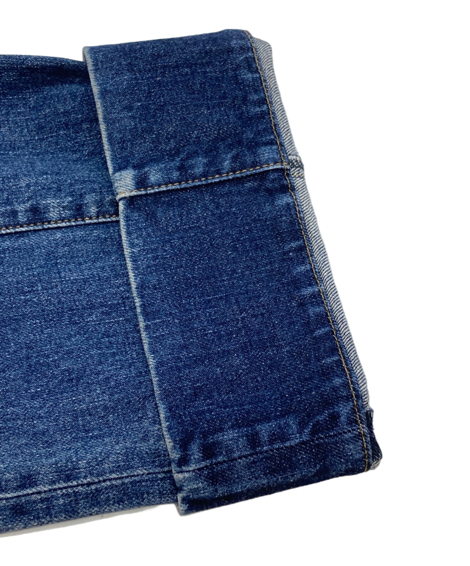 FETICO フェティコ ハイライズ ストレート デニム ブルー Ｓ 中古・古着通販】FETICO (フェティコ) WASHED HIGH RISE STRAIGHT