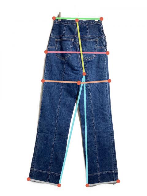 中古・古着通販】FETICO (フェティコ) WASHED HIGH RISE STRAIGHT 中古・古着通販】FETICO (フェティコ) WASHED HIGH RISE STRAIGHT
