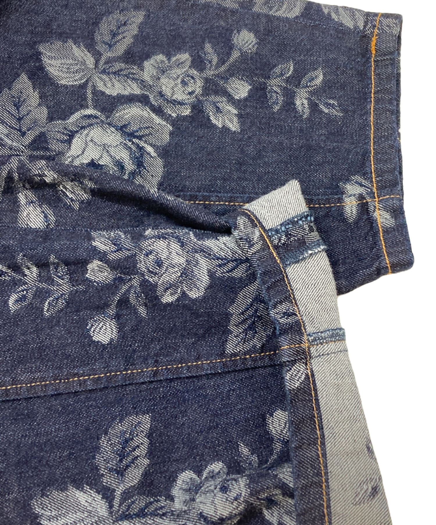中古・古着通販】FETICO (フェティコ) ROSE DENIM HIGH-WAIST JEANS