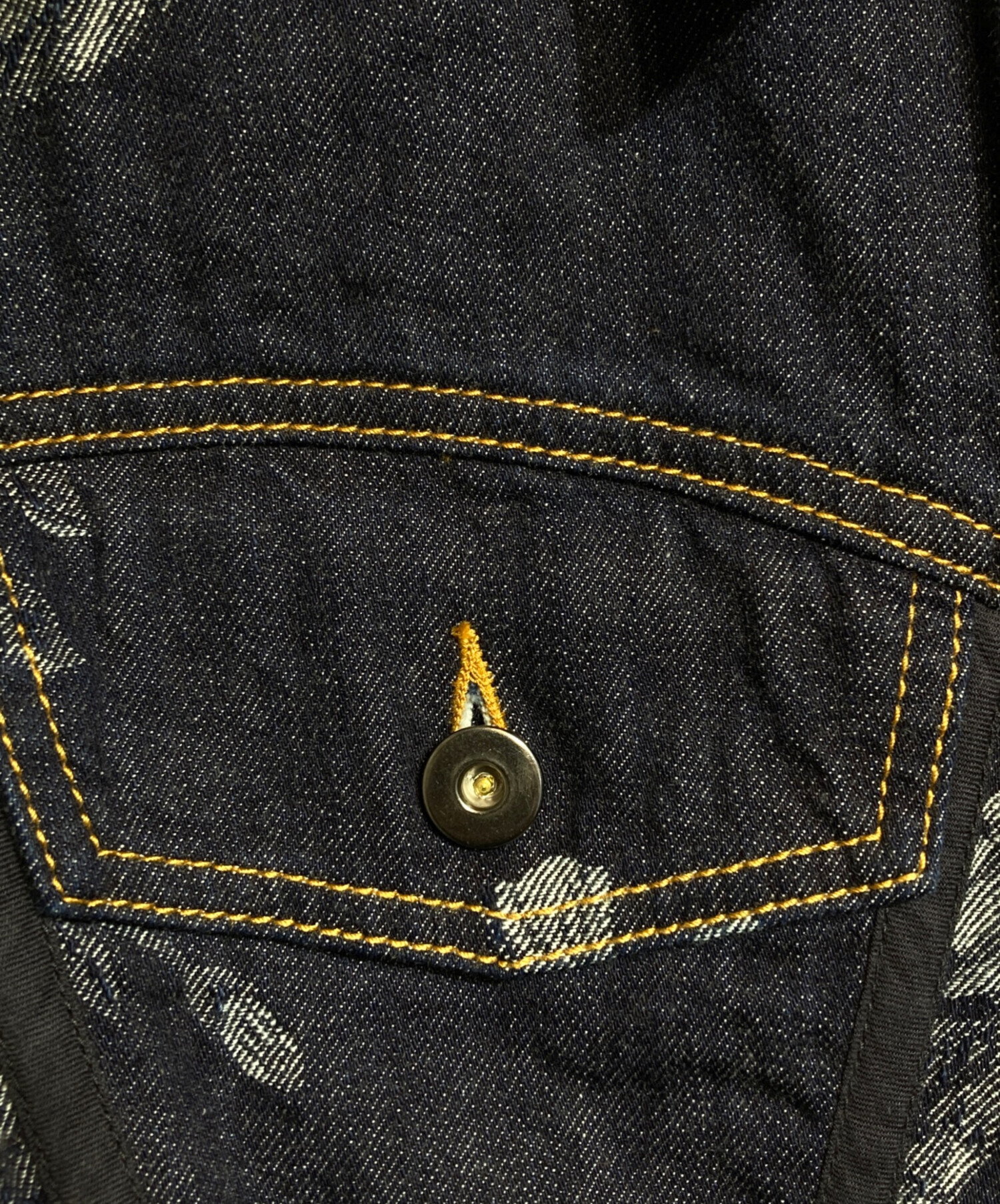 中古・古着通販】FETICO (フェティコ) ROSE DENIM JACKET/ローズデニム