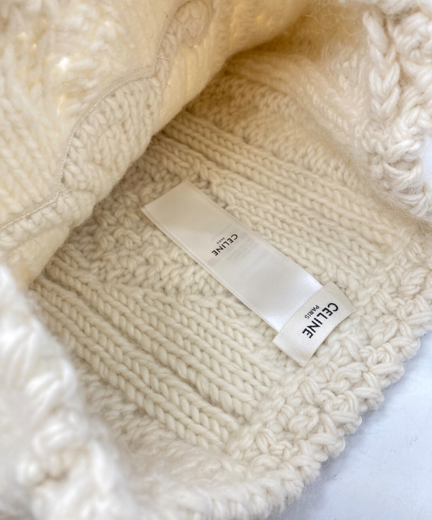 中古・古着通販】CELINE (セリーヌ) ニットショルダーバッグ 
