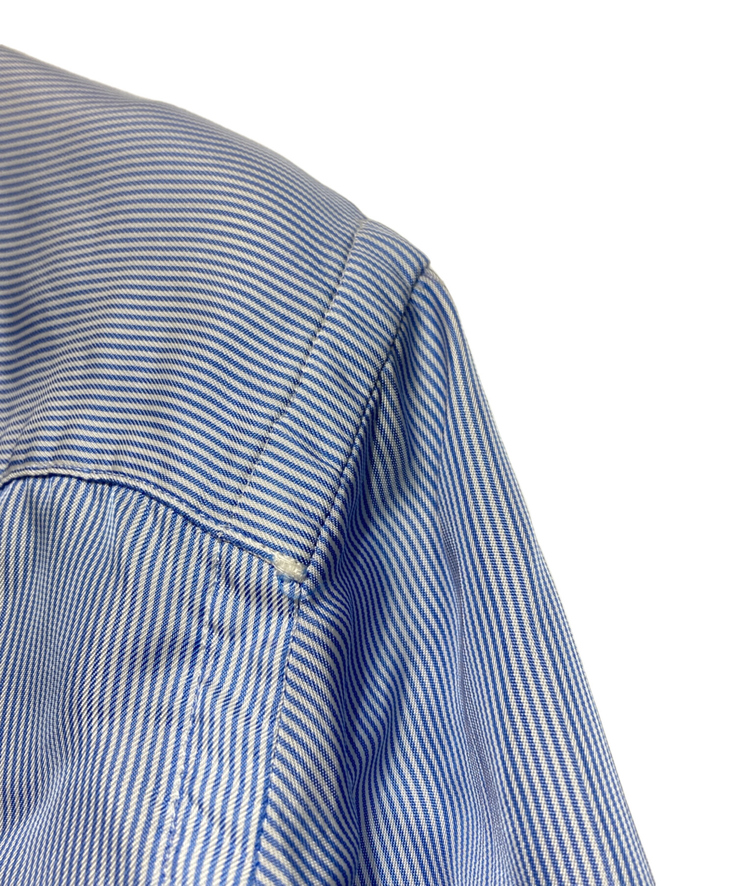 コムデギャルソンオム 旧タグ 斜めツギハギ ストライプシャツ 中古・古着通販】COMME des GARCONS HOMME (コムデギャルソン オム