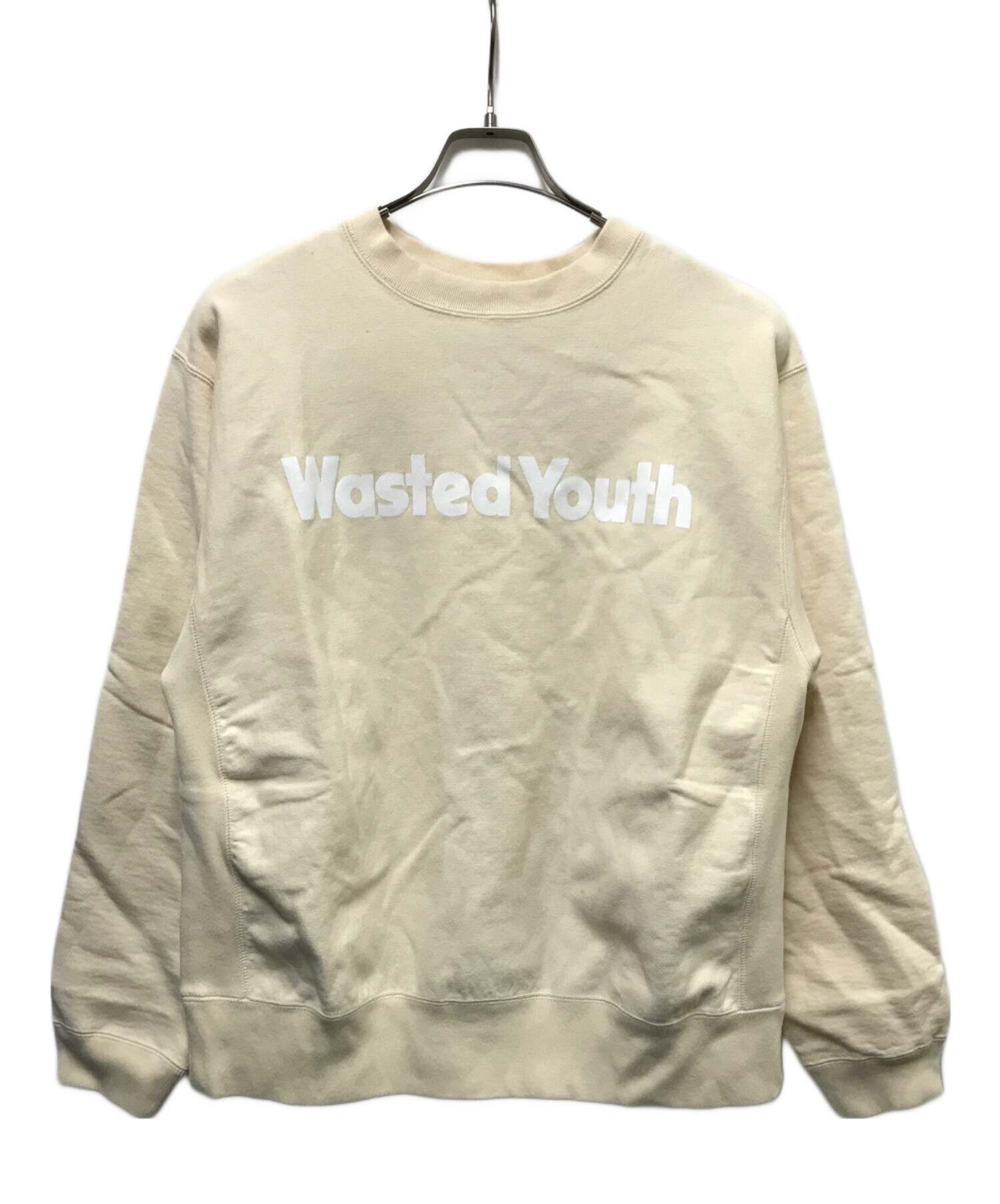 ウェイステッドユース サイズ:XXL ロゴプリントスウェット 中古 BS99 中古・古着通販】WASTED YOUTH (ウェイステッドユース) ロゴプリント