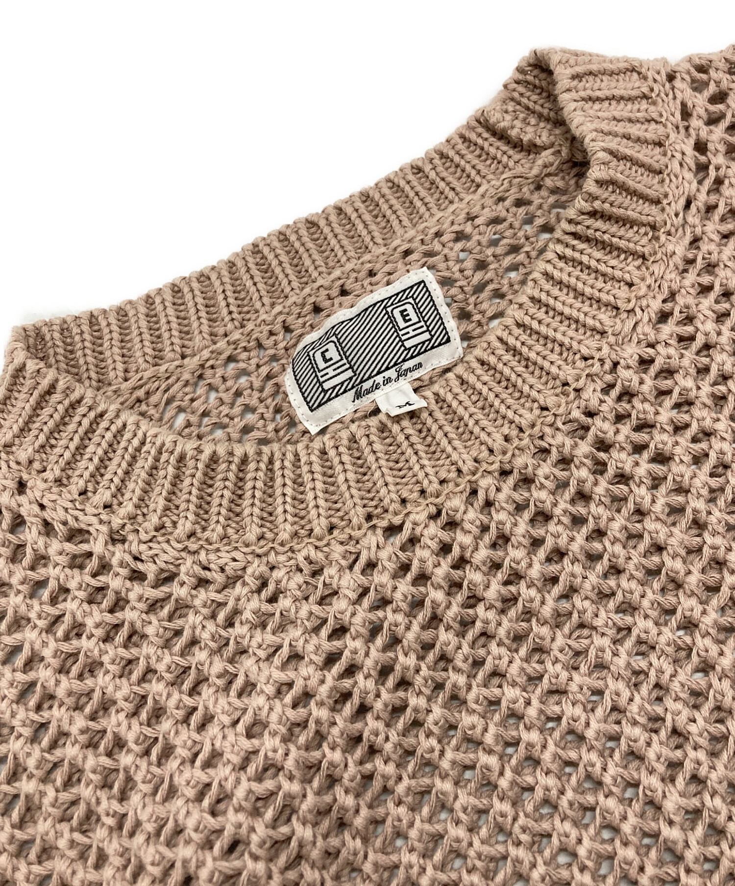 中古・古着通販】C.E (シーイー) SIDE RIB LOOSE NET KNIT/サイドリブ