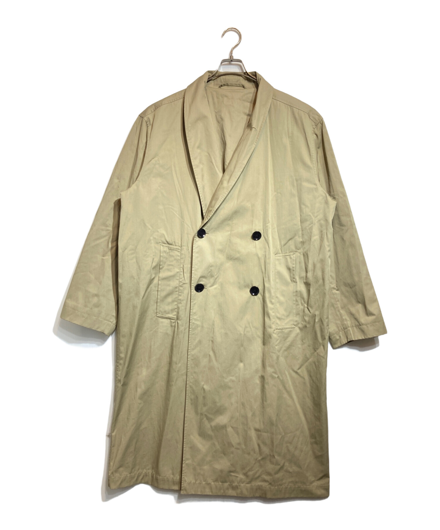 LEMAIRE ルメール WRAP COLLAR TRENCH ラップカラー 中古・古着通販】LEMAIRE (ルメール) WRAP COLLAR TRENCH COAT/ラップ