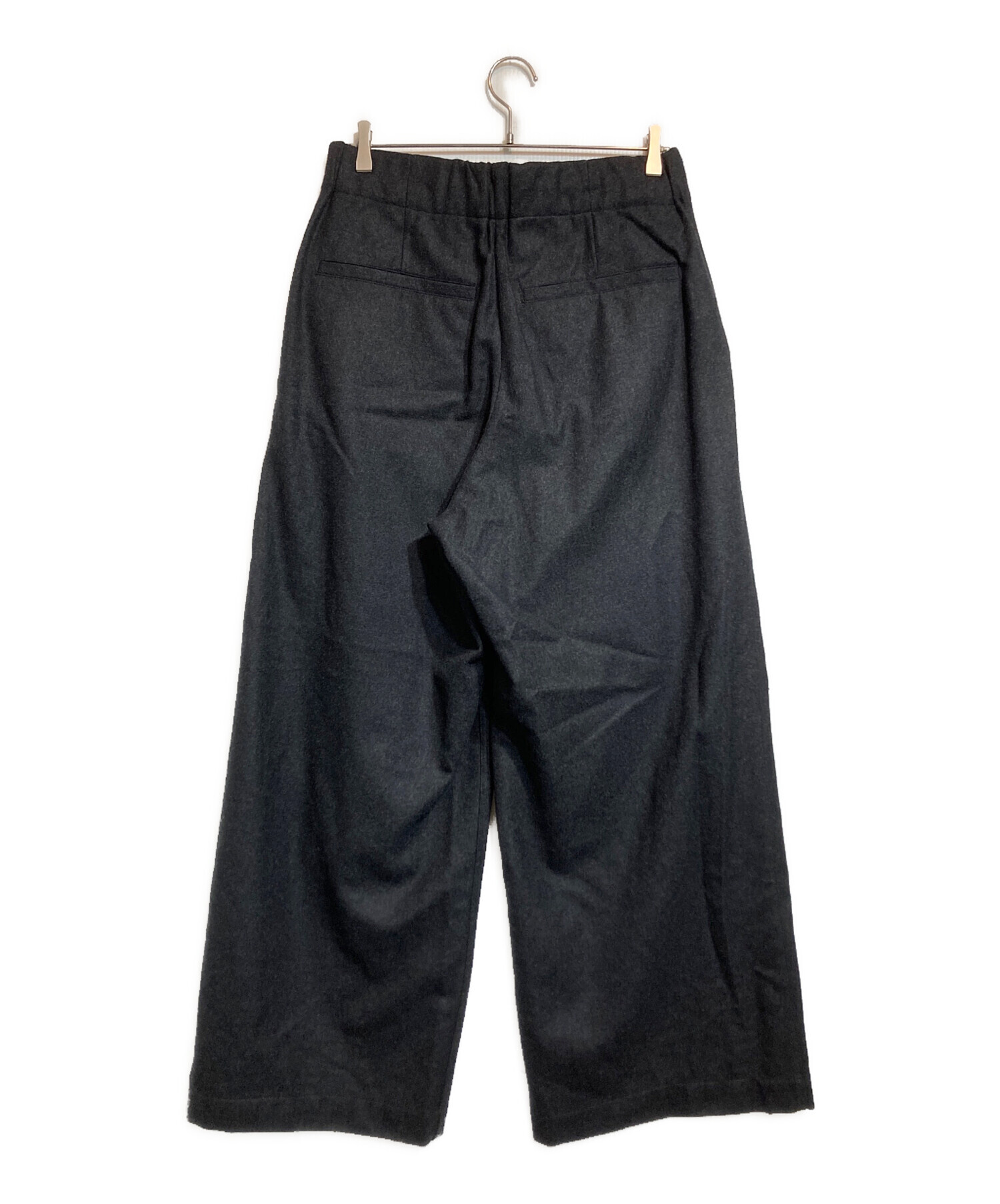 DRIES VAN NOTEN ウール　スラックス ワイド ドリスヴァンノッテン ワイドウールスラックス DRIES VAN NOTEN ウール