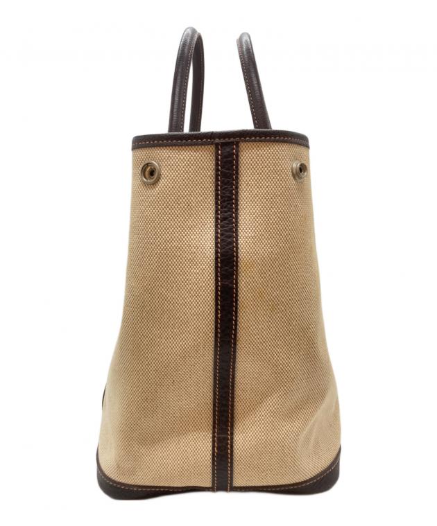 ENSHO　エルメス ガ—デンパ—ティPM 中古・古着通販】HERMES (エルメス) ガーデンパーティーPM ブラウン