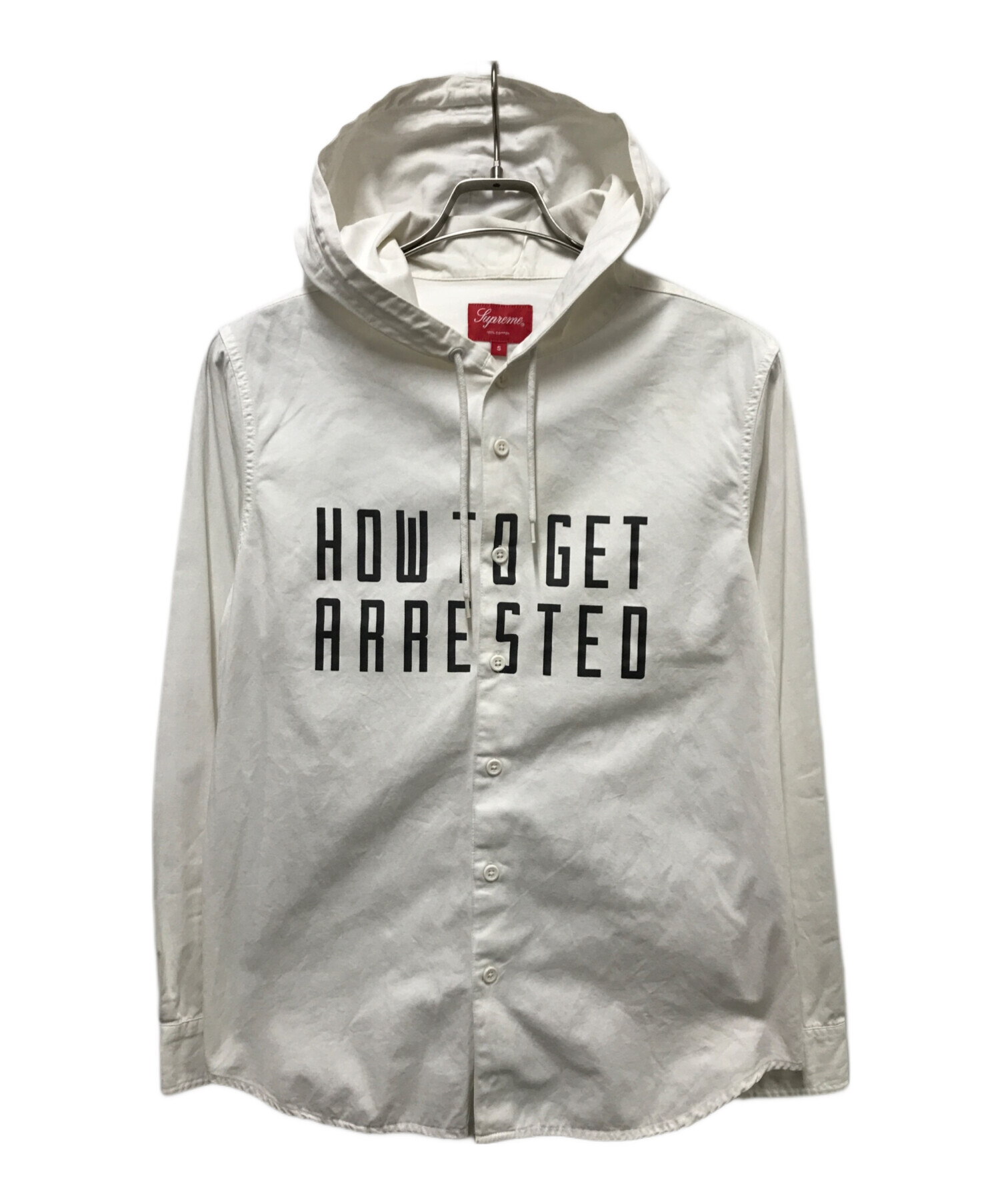 中古・古着通販】SUPREME (シュプリーム) Arrested Hooded Shirt 