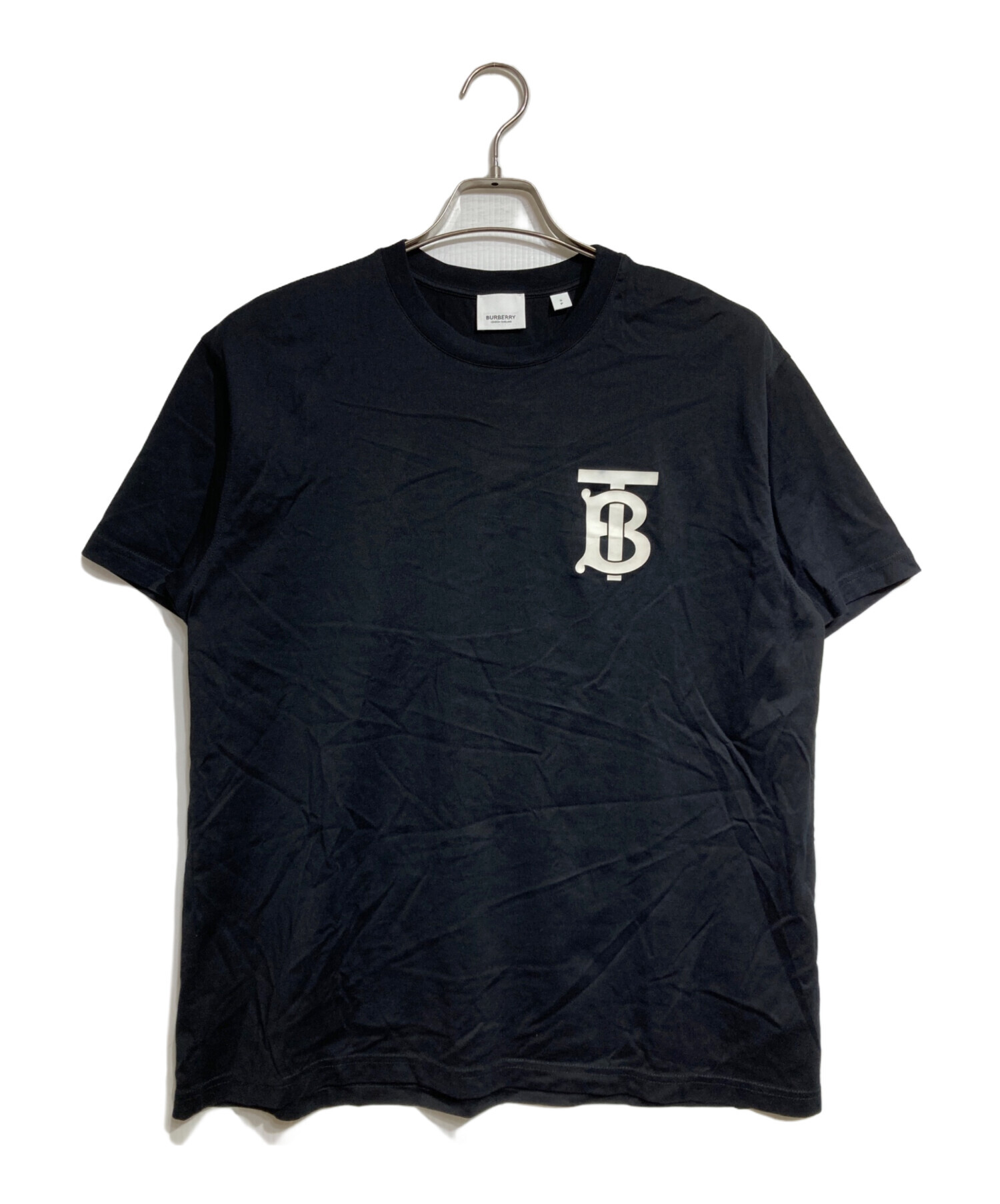 Burberry TB モノグラム　Tシャツ　黒　XS Burberry // TB Monogram T-Shirt – VSP Consignment