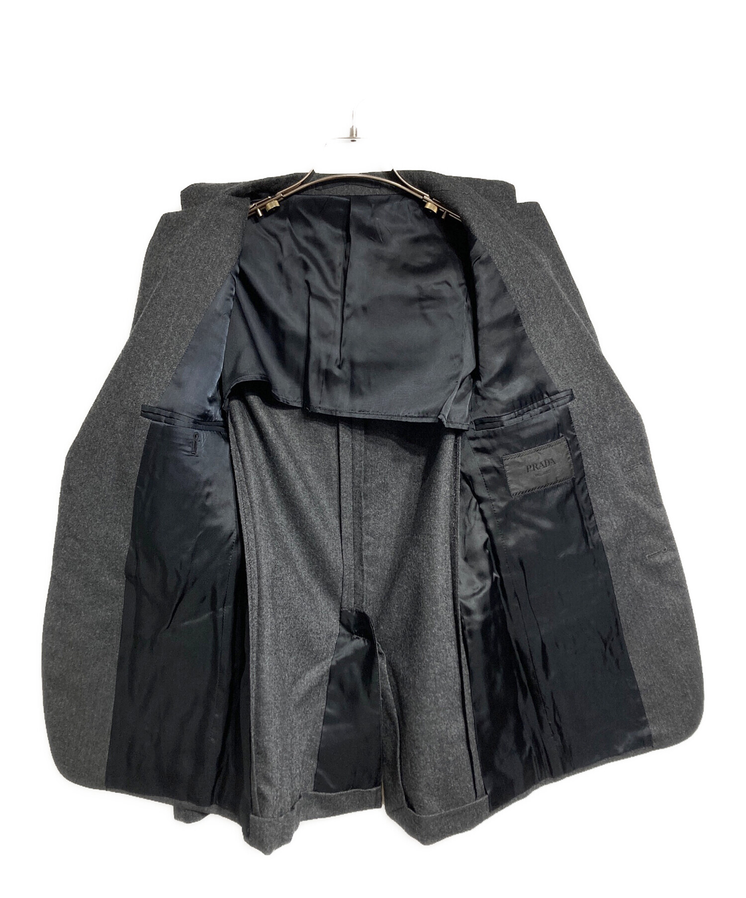 中古・古着通販】PRADA (プラダ) テーラードジャケット グレー サイズ