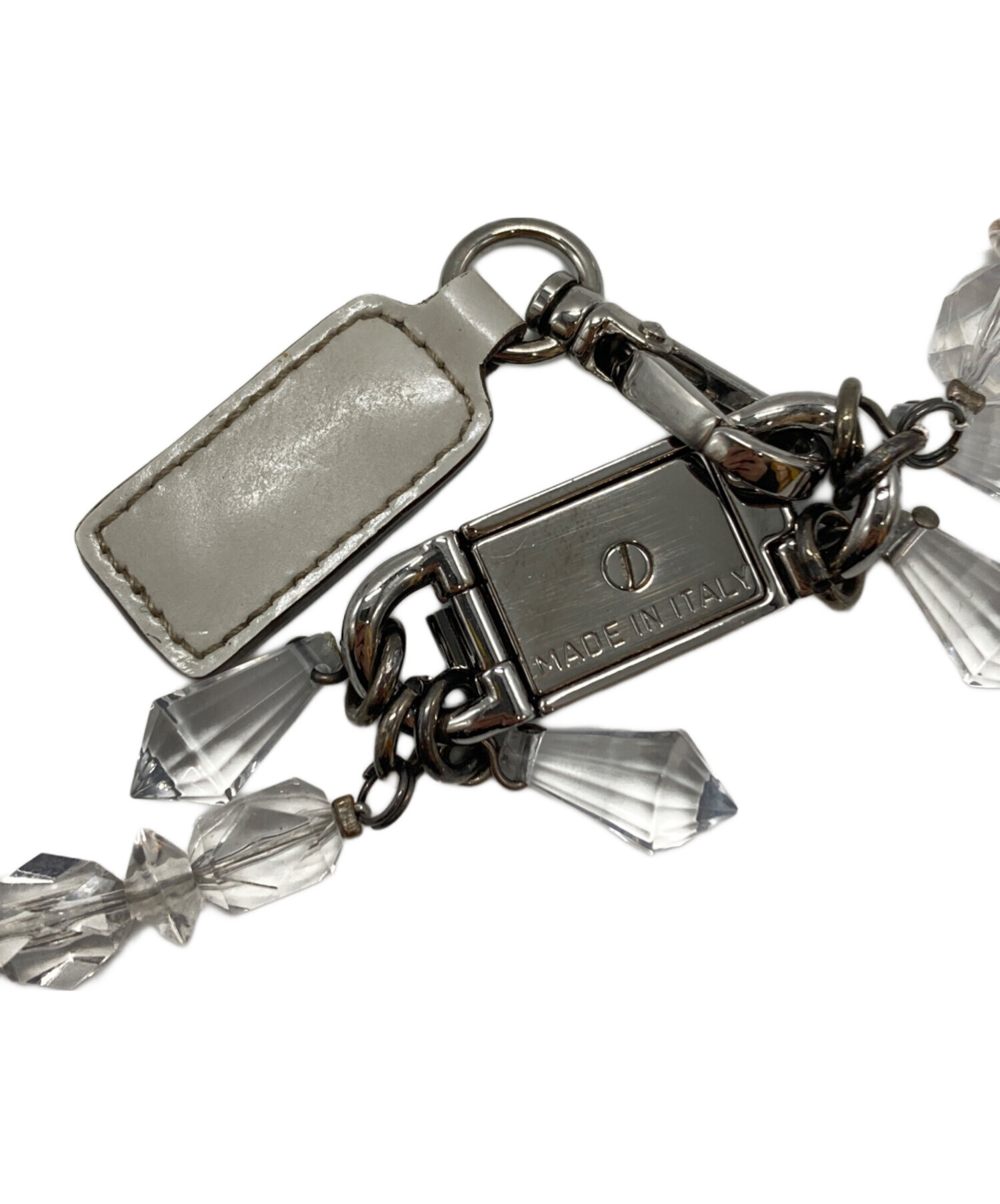 中古・古着通販】PRADA (プラダ) クリスタルビジューネックレス