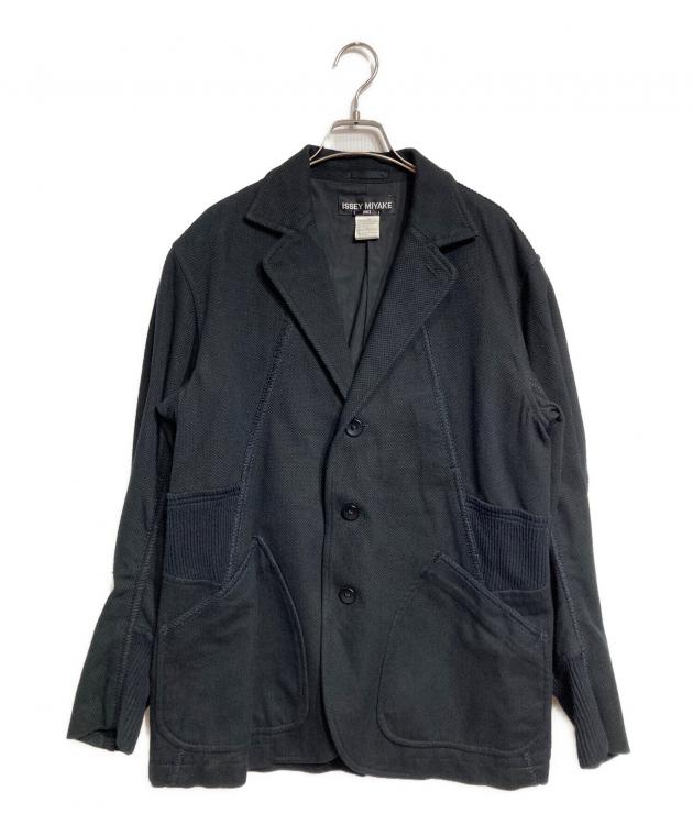 イッセイミヤケ　テーラードジャケット 中古・古着通販】ISSEY MIYAKE (イッセイミヤケ) JOYCE 立体裁断刺し子