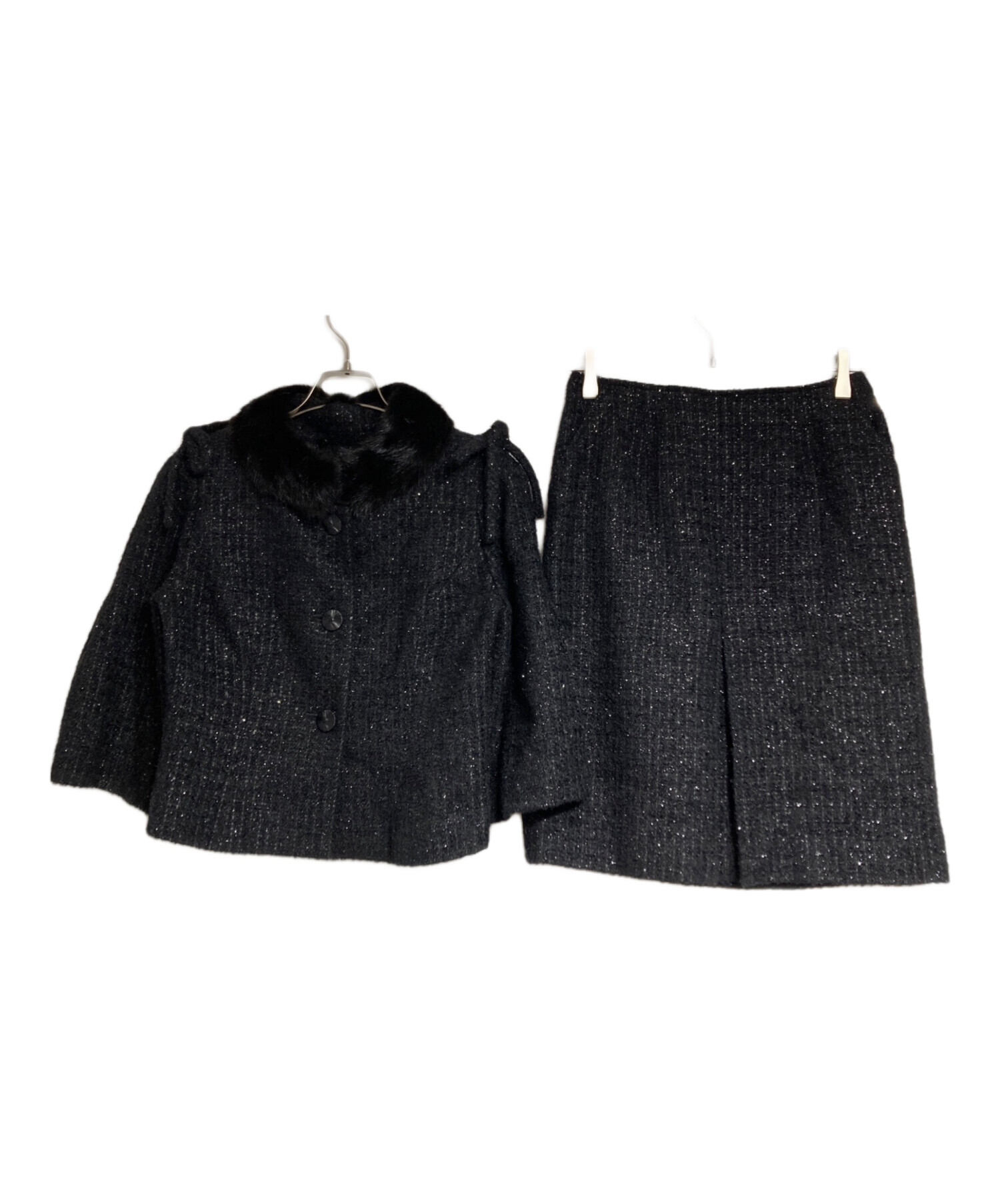 中古・古着通販】Rene (ルネ) ツイードセットアップ/Tweed set-up