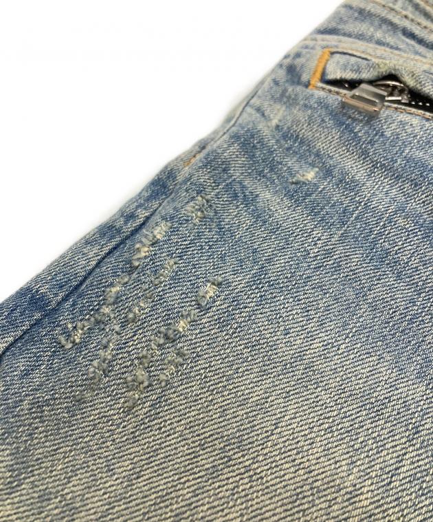 中古・古着通販】BALMAIN (バルマン) クラッシュ×ウォッシュドバイカー