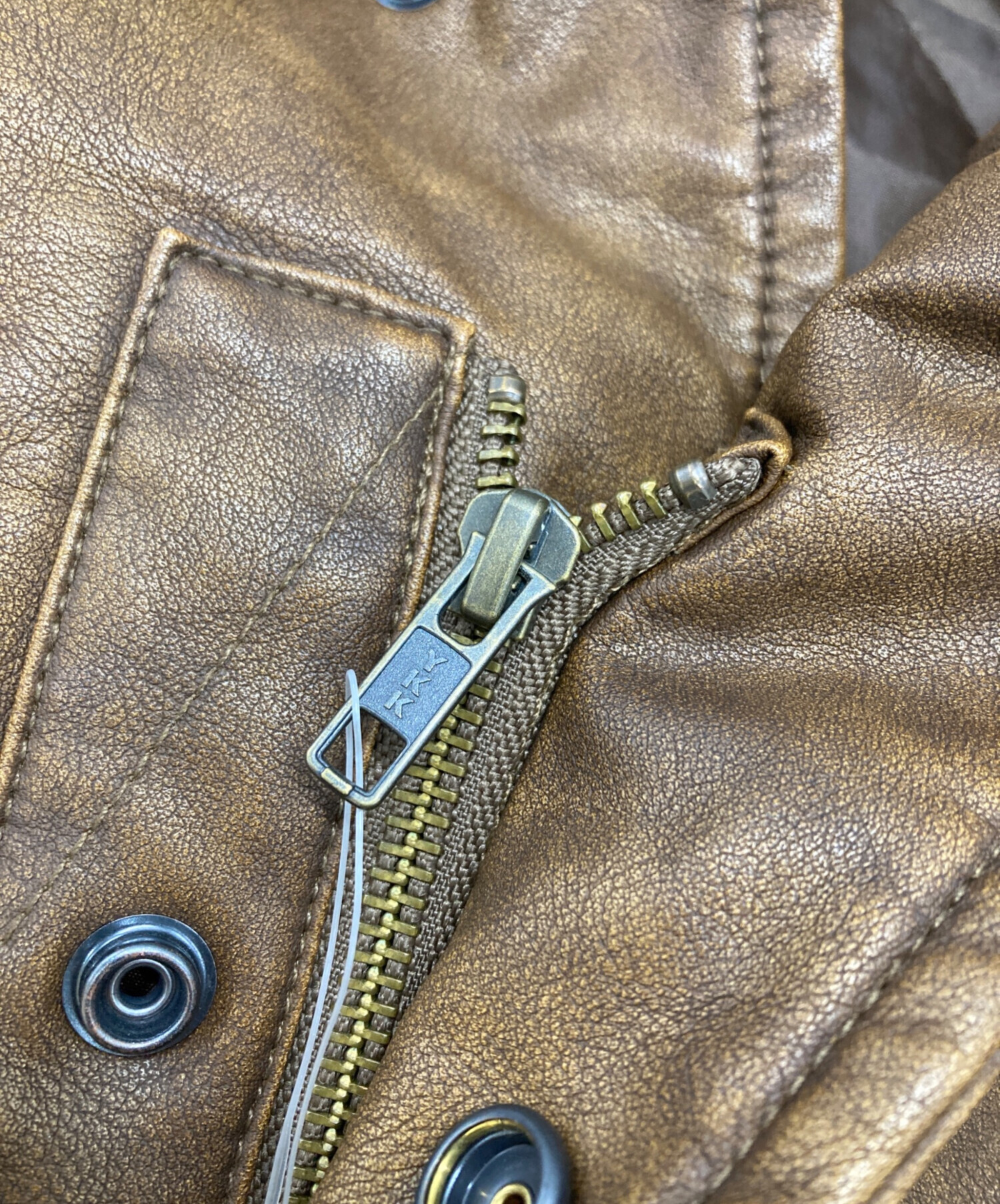 中古・古着通販】NAUTICA (ノーティカ) ムラ加工フェイクレザー