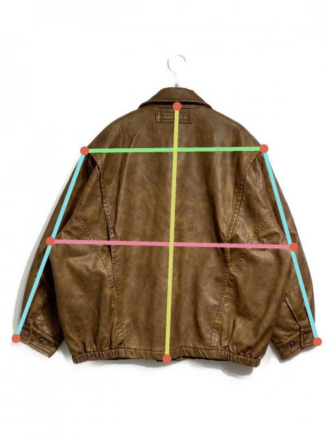 中古・古着通販】NAUTICA (ノーティカ) ムラ加工フェイクレザー