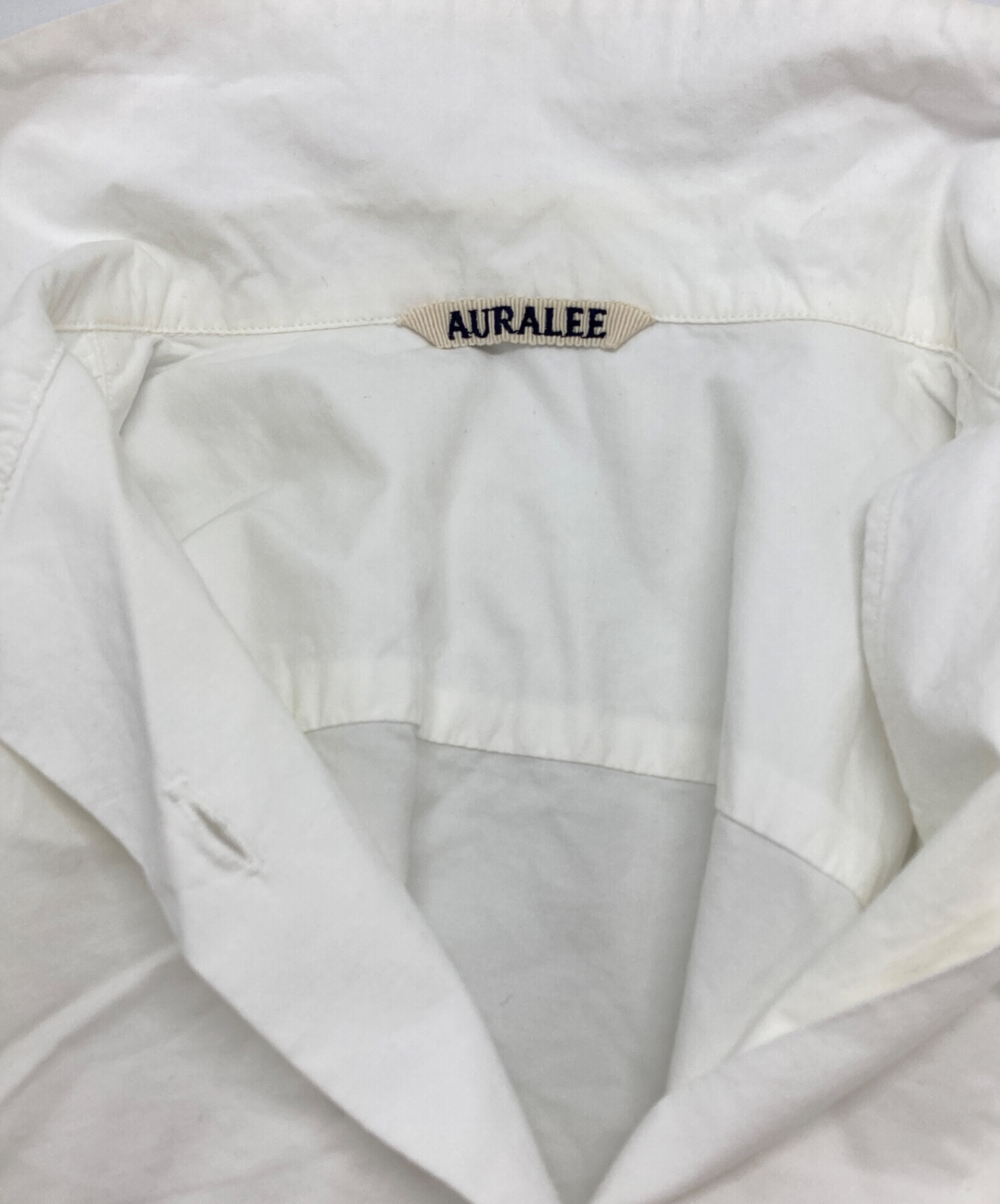 中古・古着通販】AURALEE (オーラリー) オープンカラーシャツ/ Open