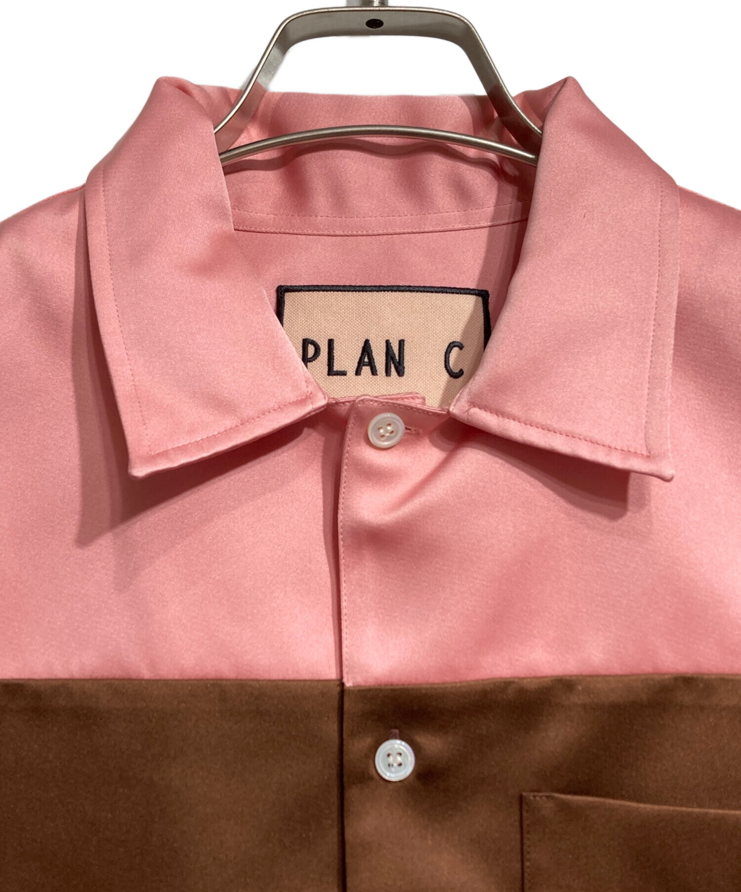 中古・古着通販】Plan C (プランシー) カラーブロックシャツ/Color