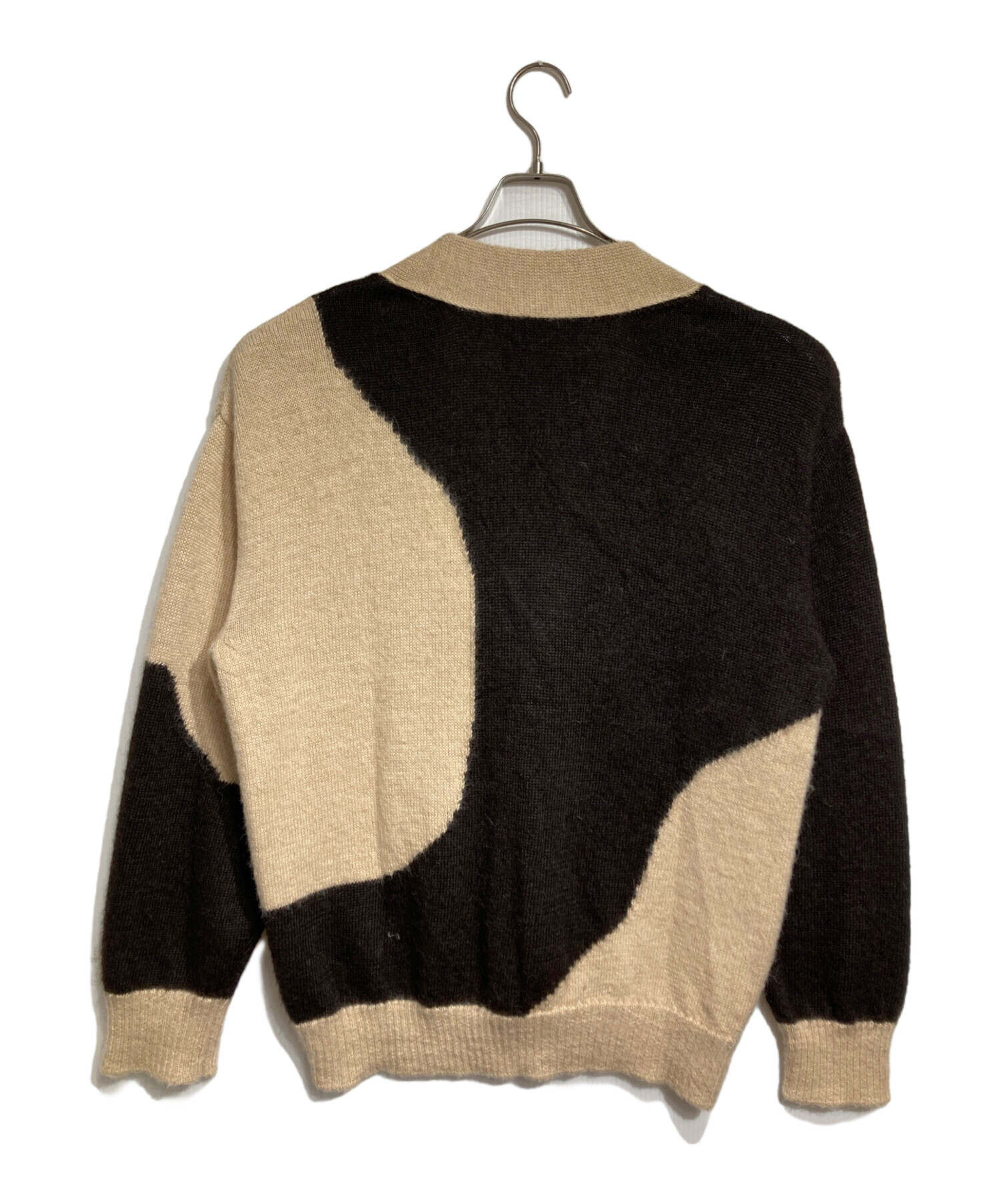 中古・古着通販】MARKAWARE (マーカウェア) ALPACA CARDIGAN ブラウン