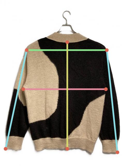 中古・古着通販】MARKAWARE (マーカウェア) ALPACA CARDIGAN ブラウン