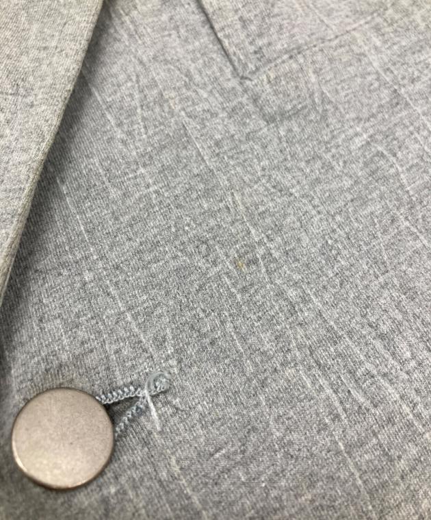 美品 07AW◎イッセイミヤケメン ジレドッキング テーラードジャケット 灰色 美品 07AW◎イッセイミヤケメン ジレドッキング テーラードジャケット 灰色