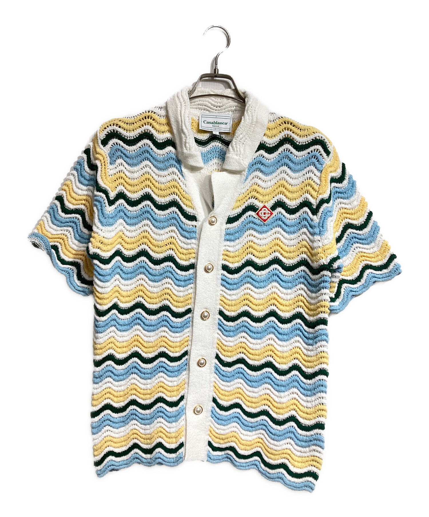 casablanca カサブランカ ニットシャツ XL L】casablanca カサブランカ ニットシャツの通販 by Nicole Ma｜ラクマ